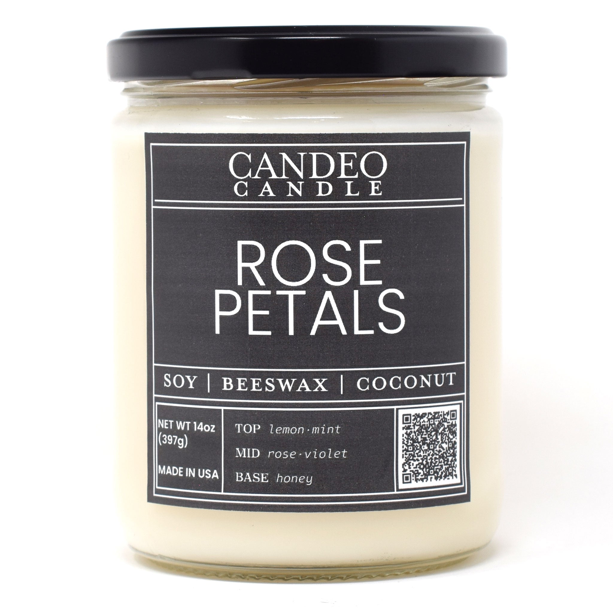 Rose Petals, 14oz Soy Candle Jar