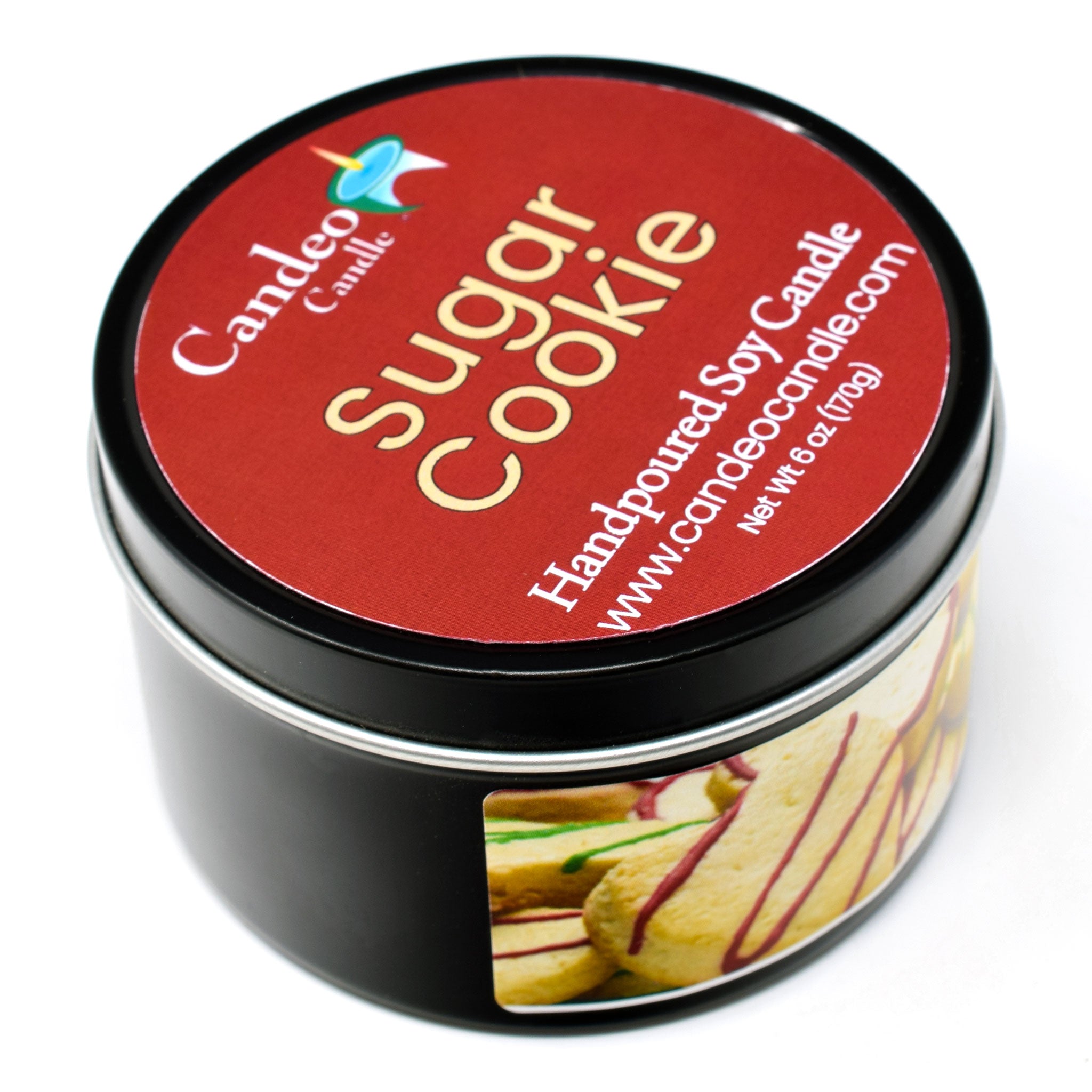 Sugar Cookie, 6oz Soy Candle Tin