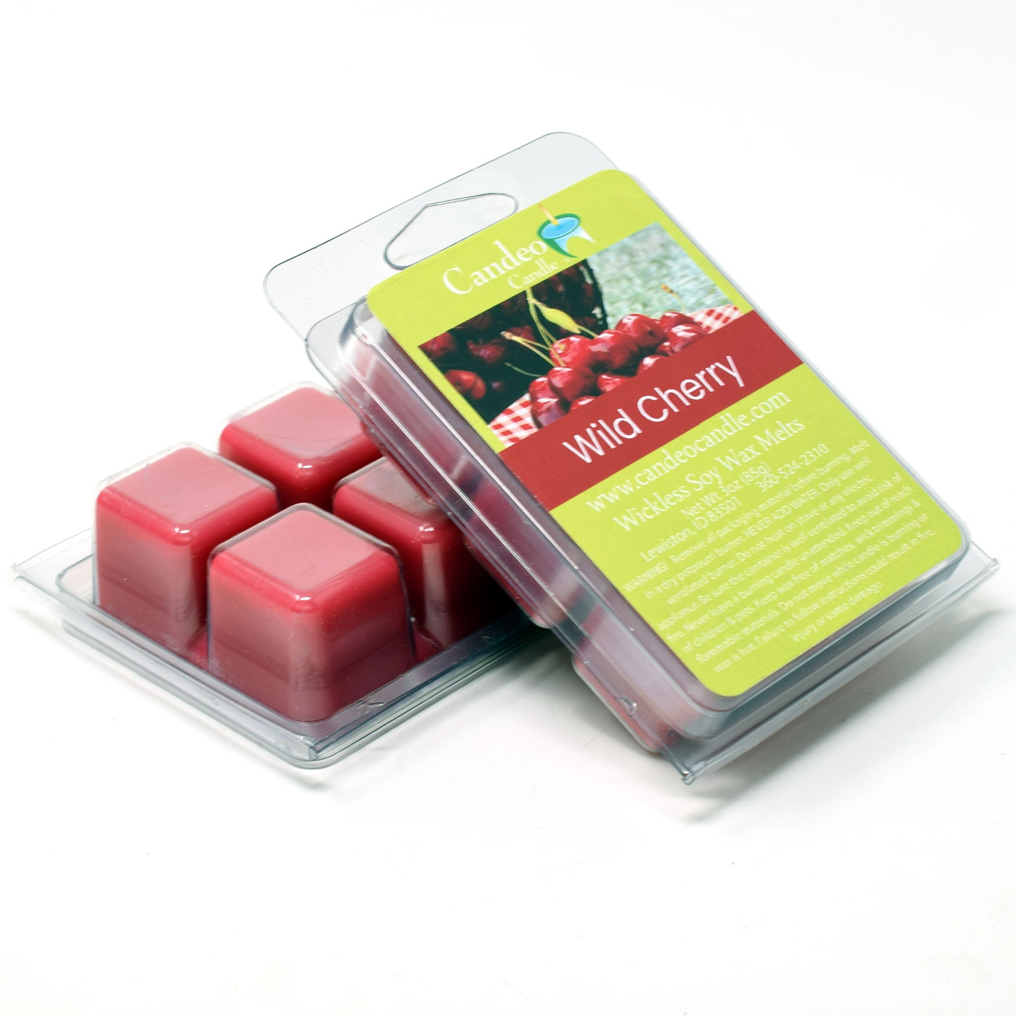 Wild Cherry, Soy Melt Cubes, 2-Pack