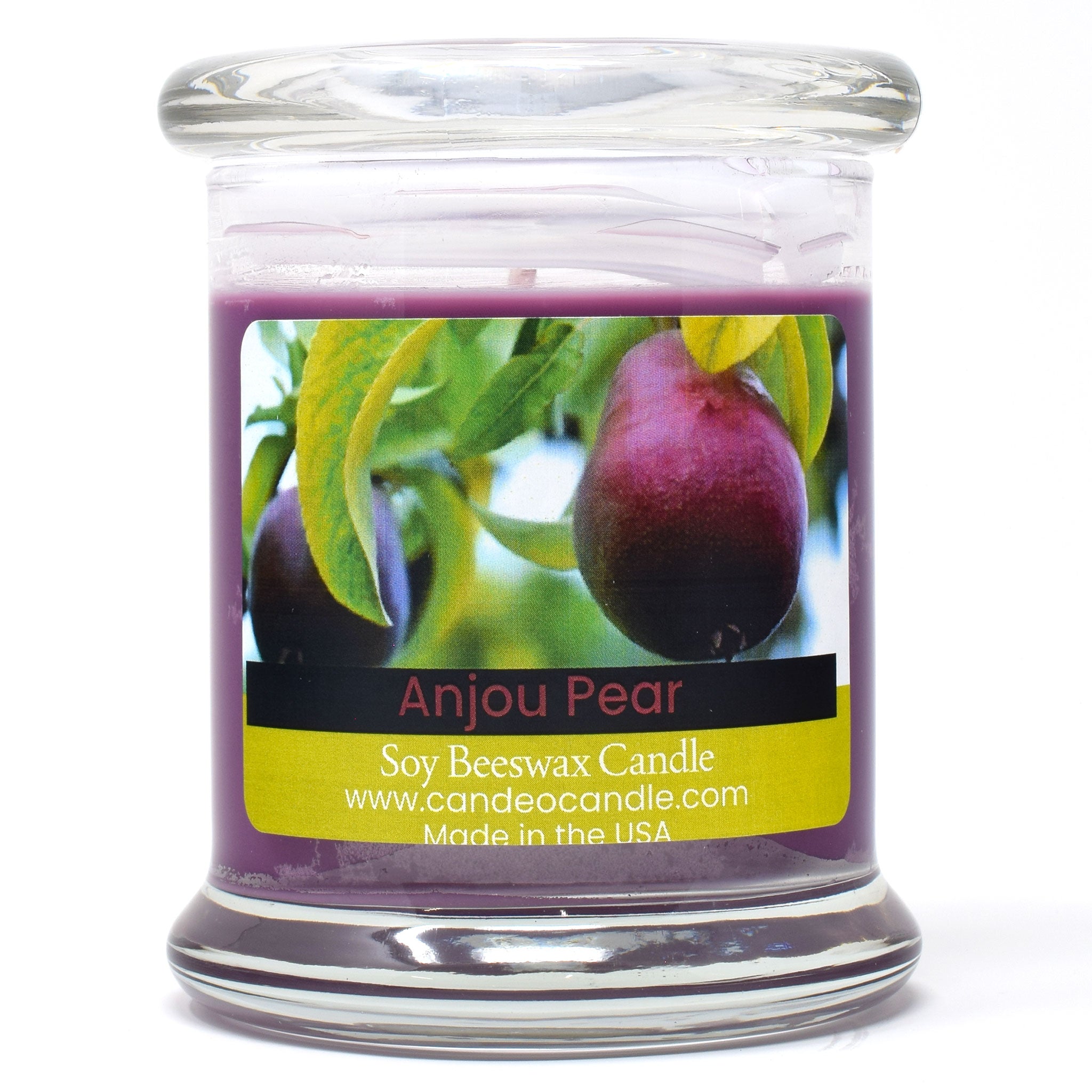 Anjou Pear, 9oz Soy Candle Jar - Candeo Candle