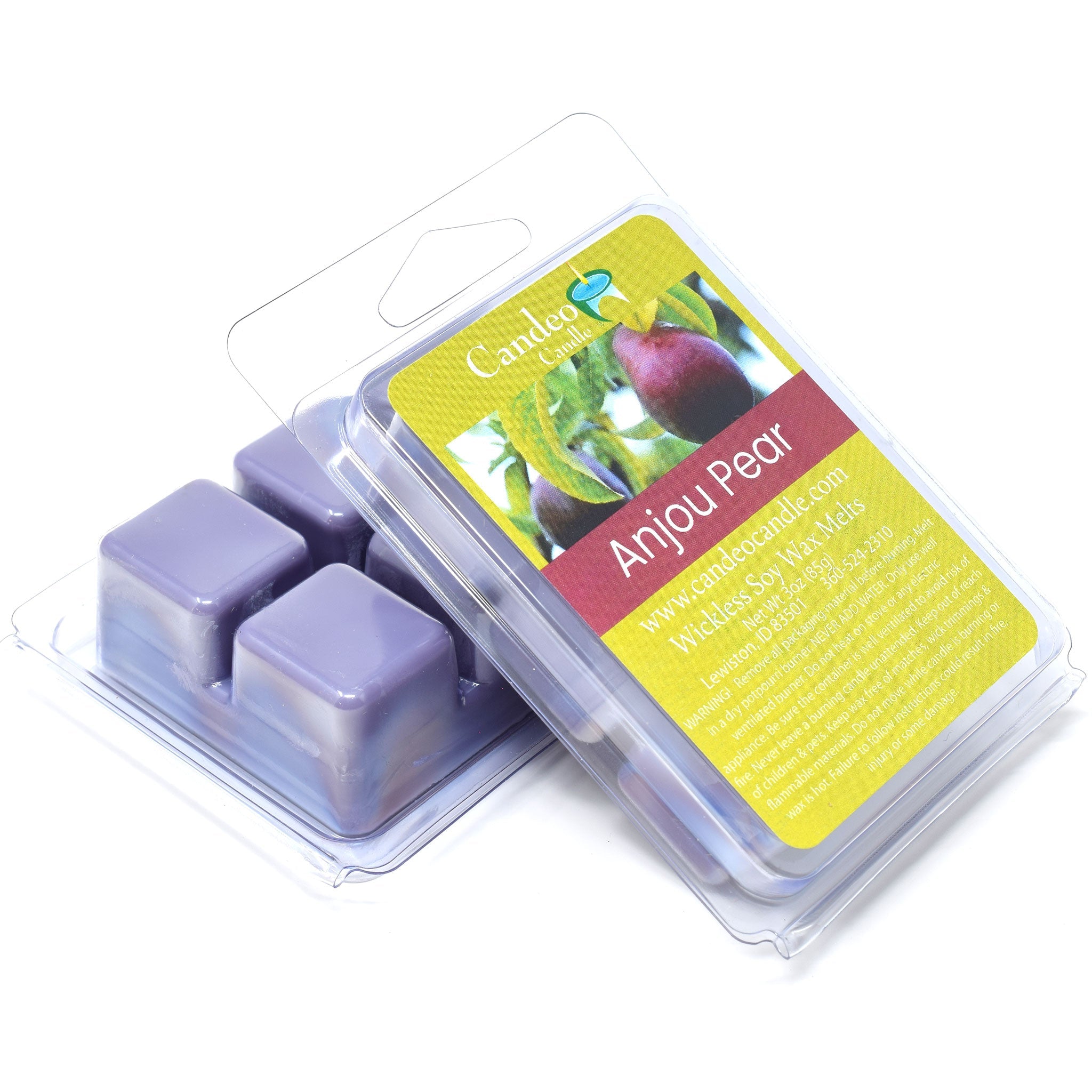 Anjou Pear, Soy Melt Cubes, 2-Pack - Candeo Candle