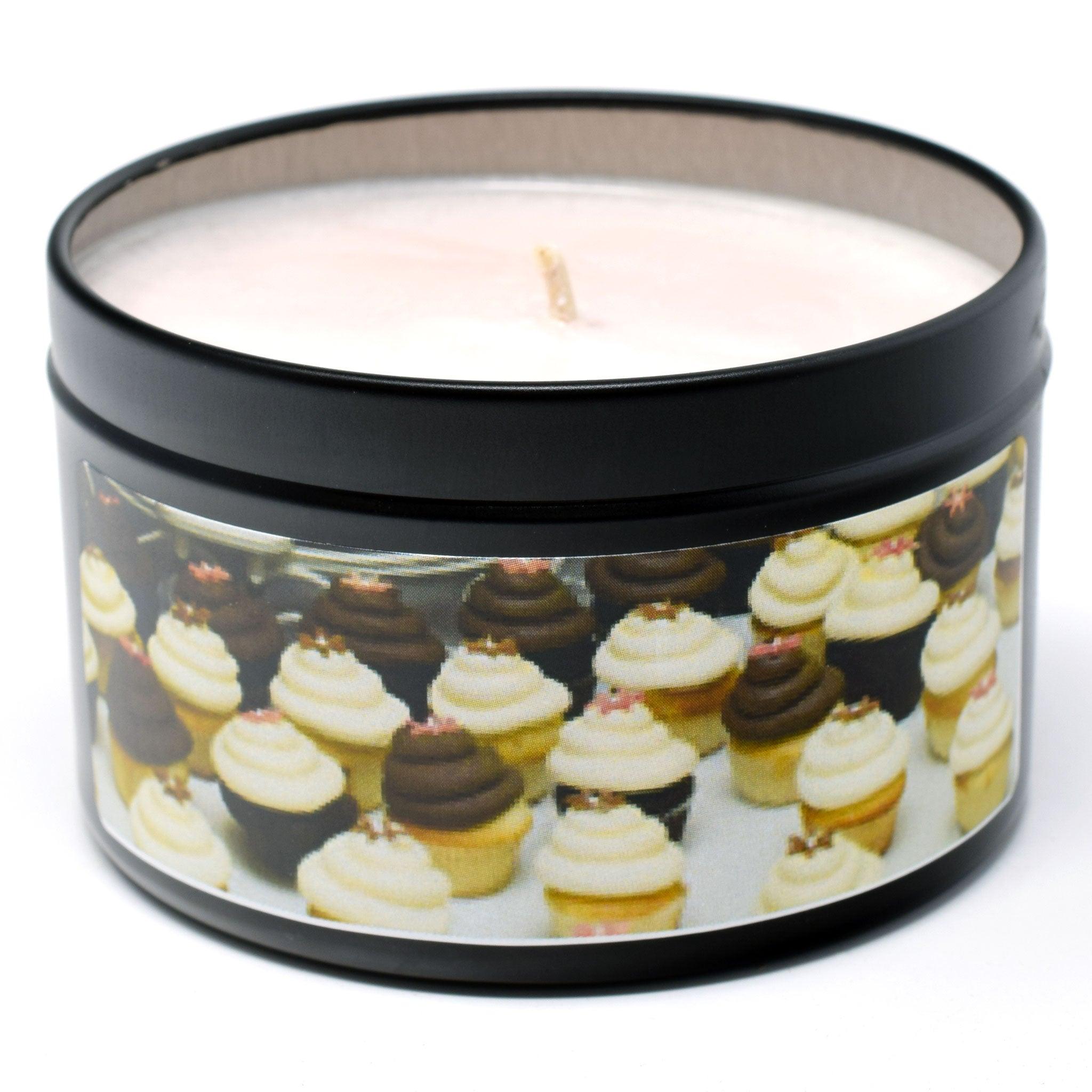 Buttercream Cake, 6oz Soy Candle Tin - Candeo Candle