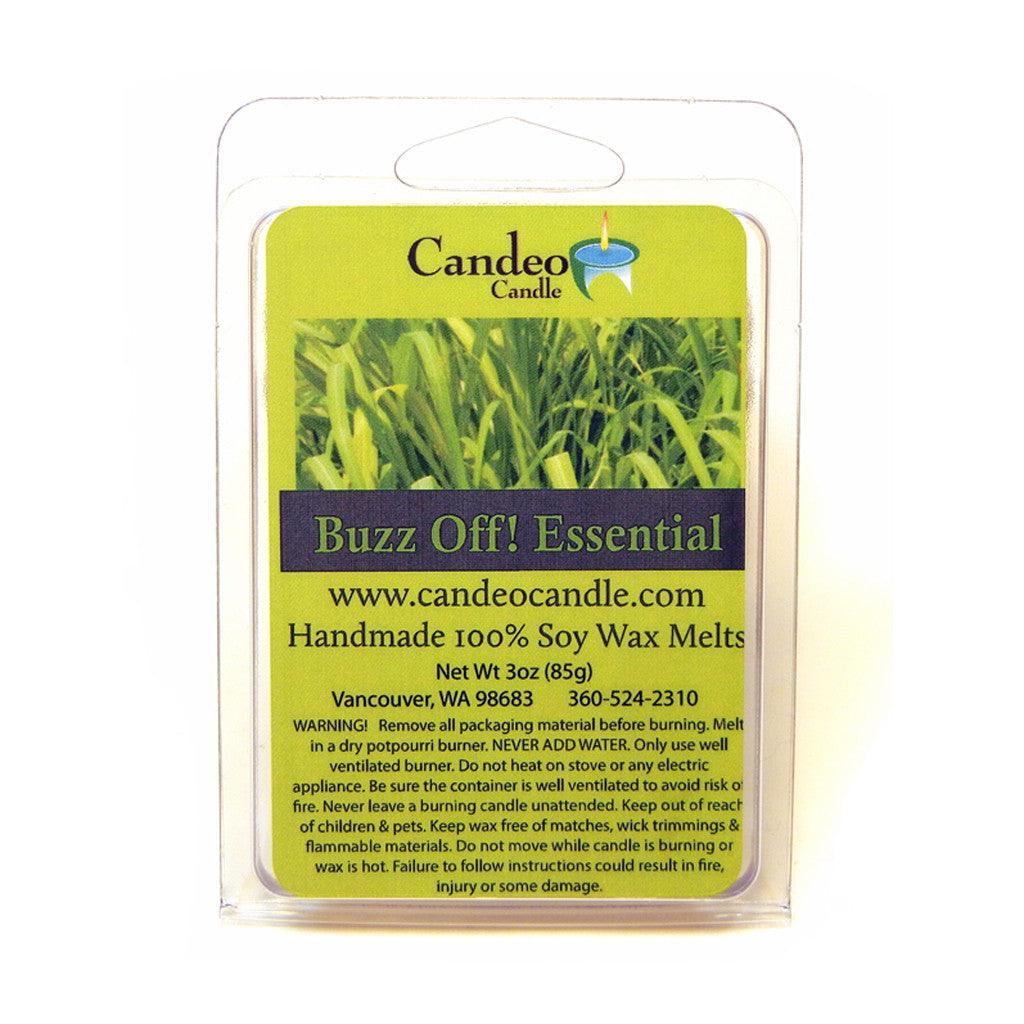 Buzz Off Essential Oil Blend, Soy Melt Cubes, 2-Pack - Candeo Candle