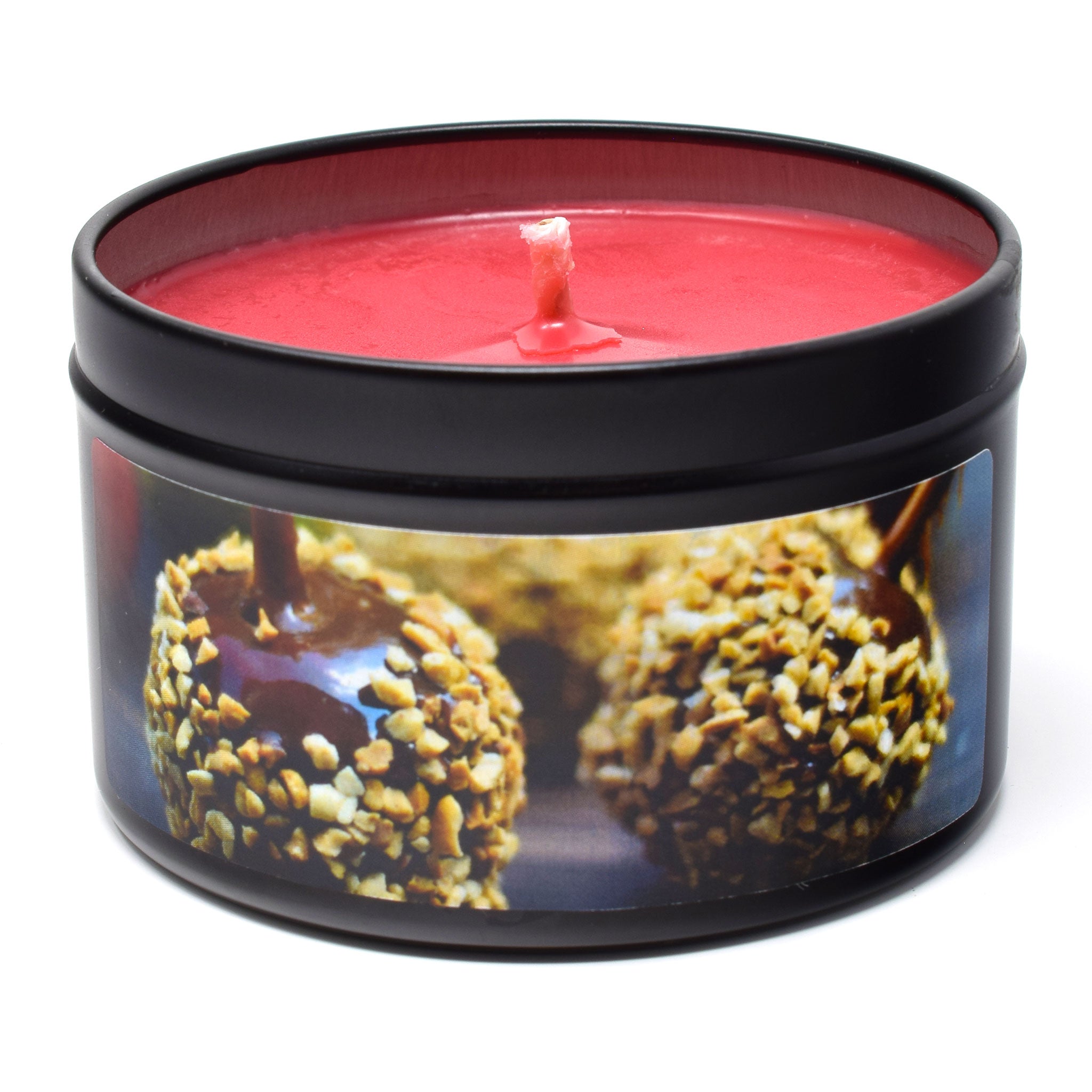 Caramel Apple, 6oz Soy Candle Tin - Candeo Candle