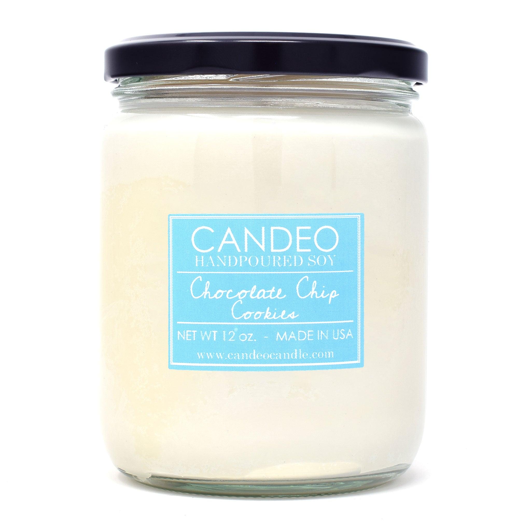 Chocolate Chip Cookie, 14oz Soy Candle Jar - Candeo Candle
