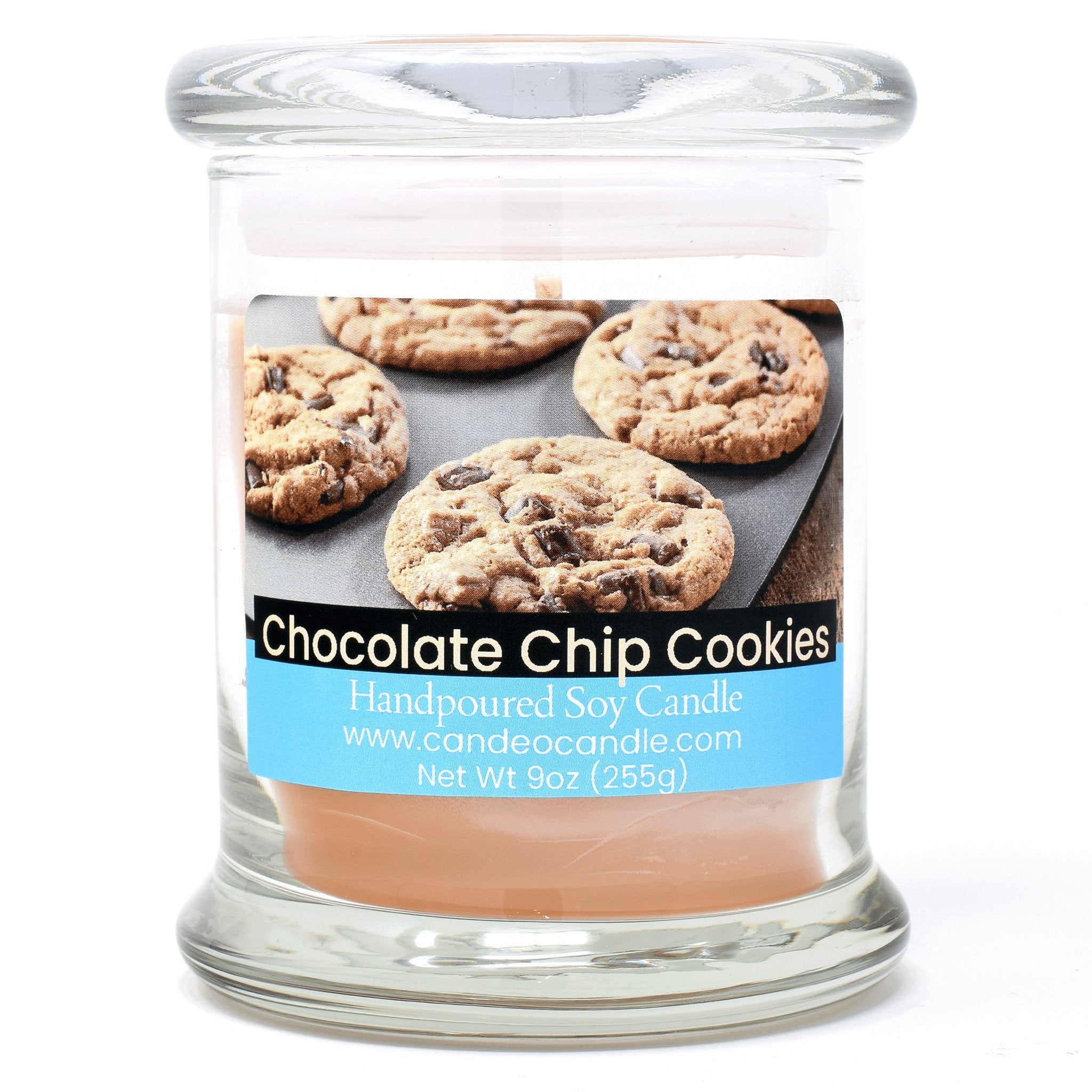Chocolate Chip Cookies, 9oz Soy Candle Jar - Candeo Candle