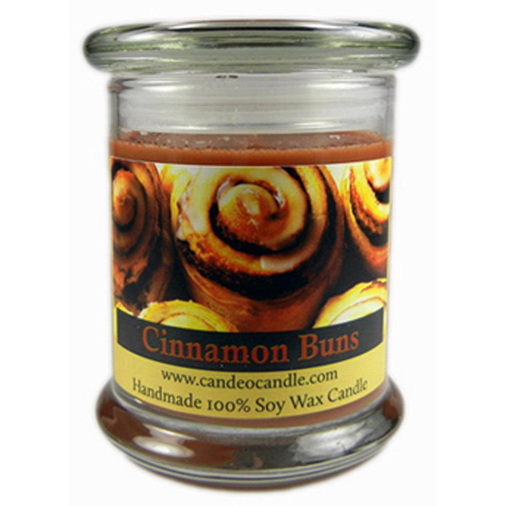 Cinnamon Buns, 9oz Soy Candle Jar - Candeo Candle