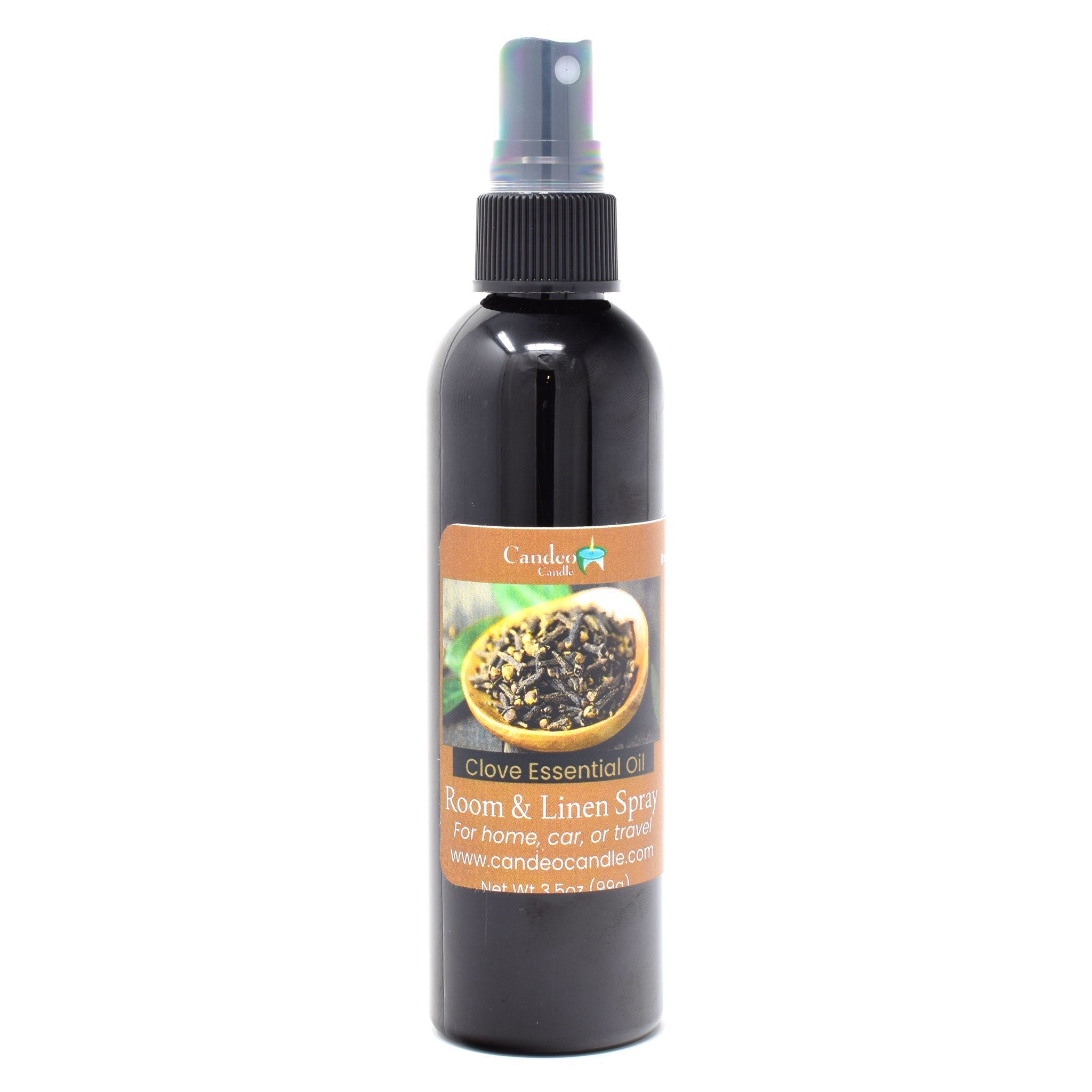 Clove Essential Oil, 3.5 oz Room Spray - Candeo Candle