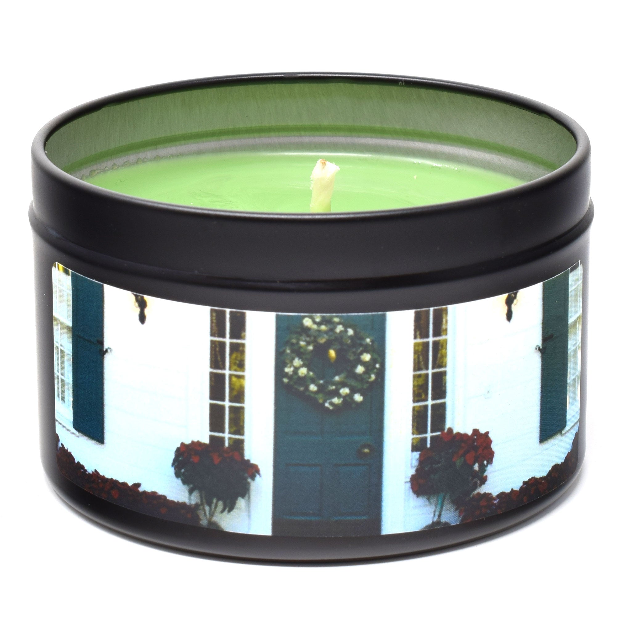Colonial Bayberry, 6oz Soy Candle Tin - Candeo Candle