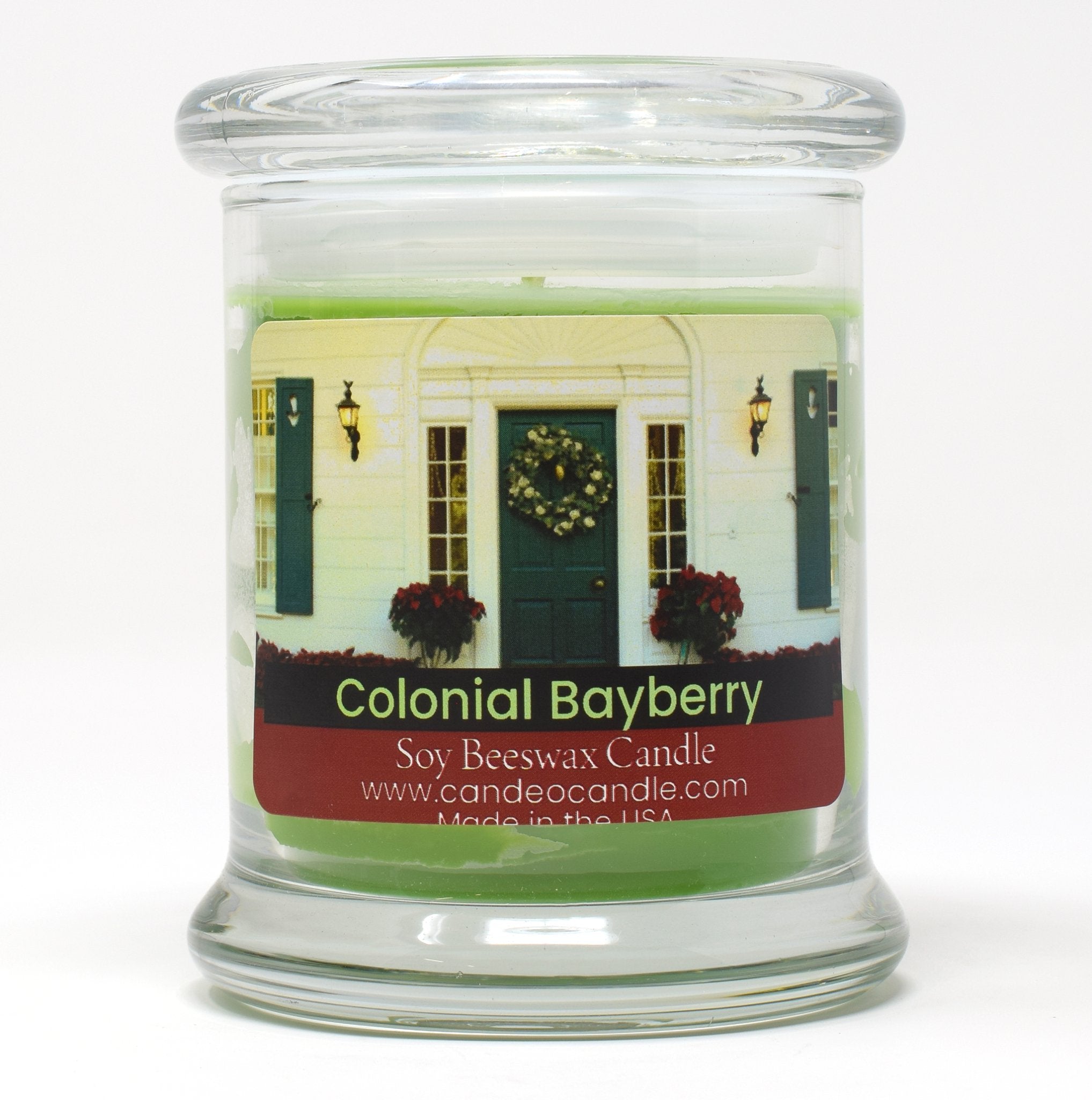 Colonial Bayberry, 9oz Soy Candle Jar - Candeo Candle