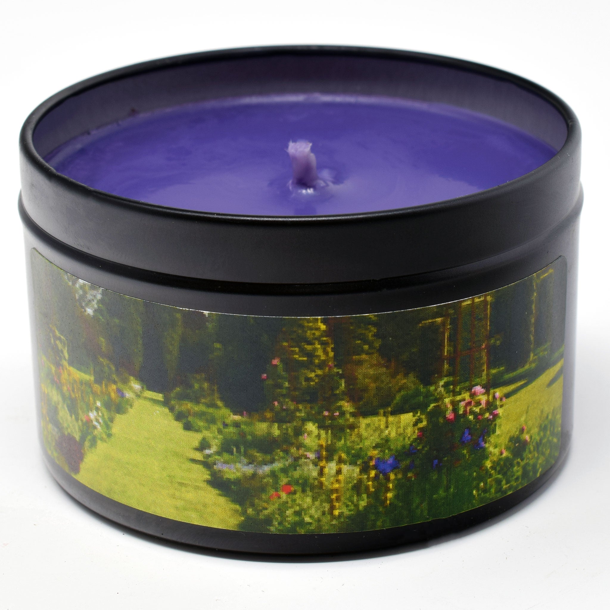 English Garden, 6oz Soy Candle Tin - Candeo Candle