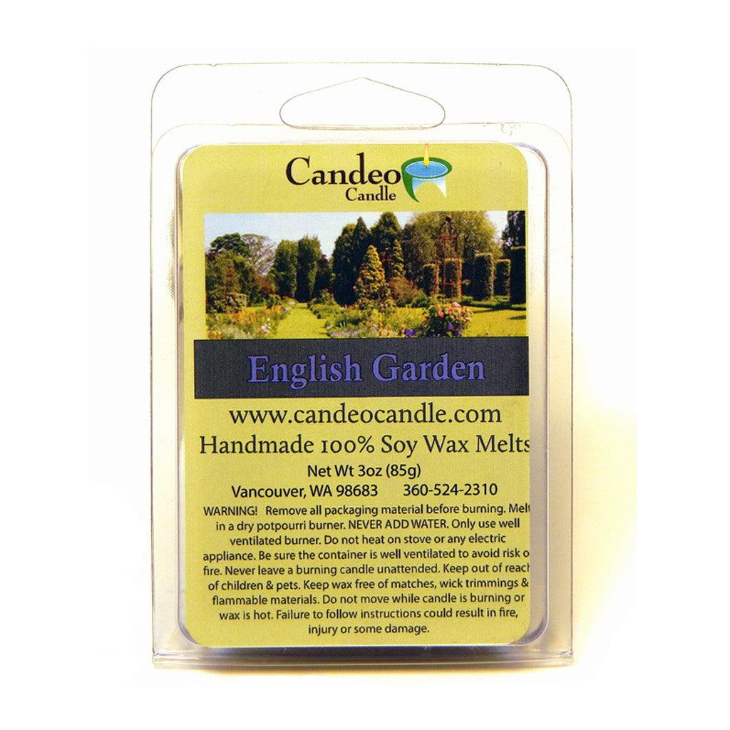 English Garden, Soy Melt Cubes, 2-Pack - Candeo Candle