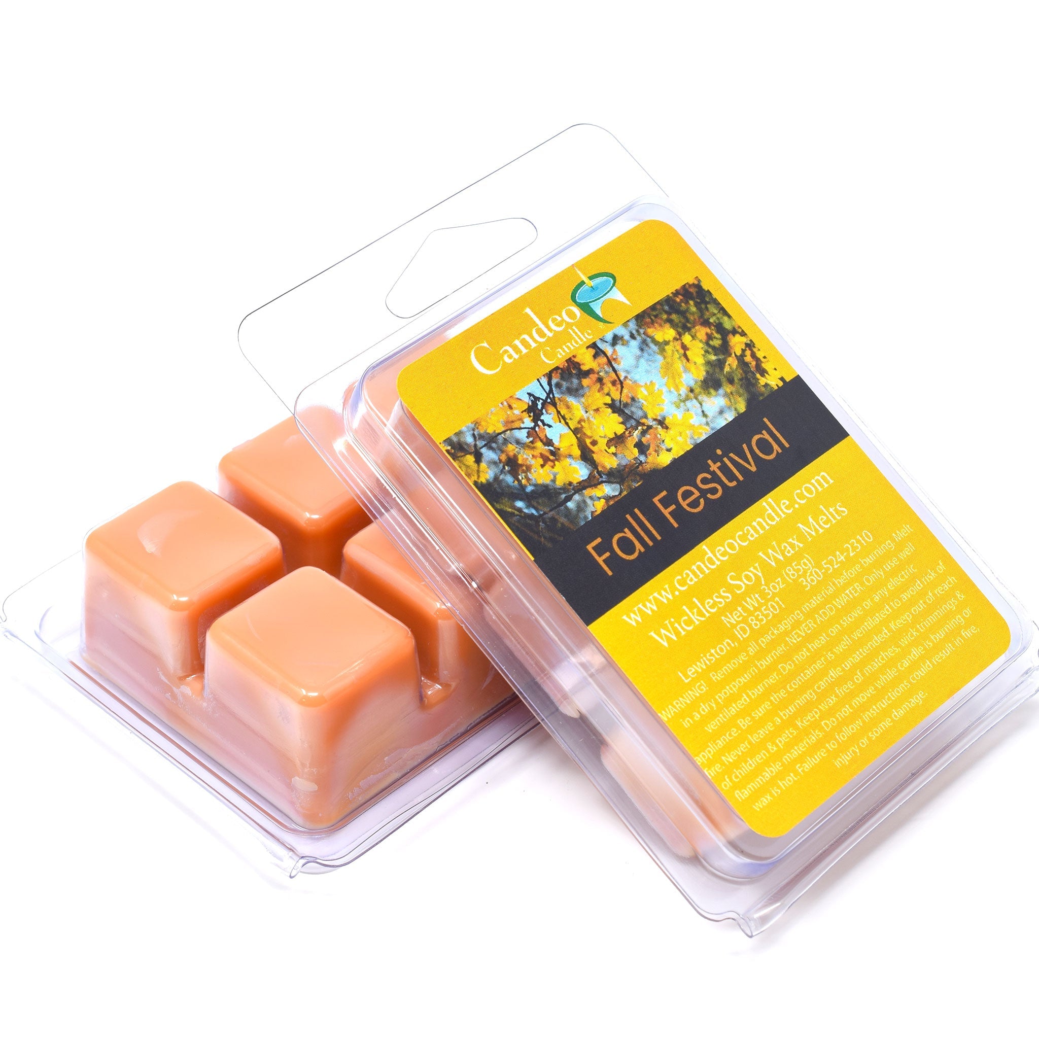 Fall Festival, Soy Melt Cubes, 2-Pack - Candeo Candle