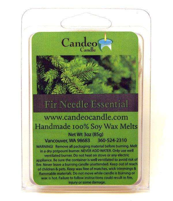 Fir Needle Essential Oil, Soy Melt Cubes, 2-Pack - Candeo Candle