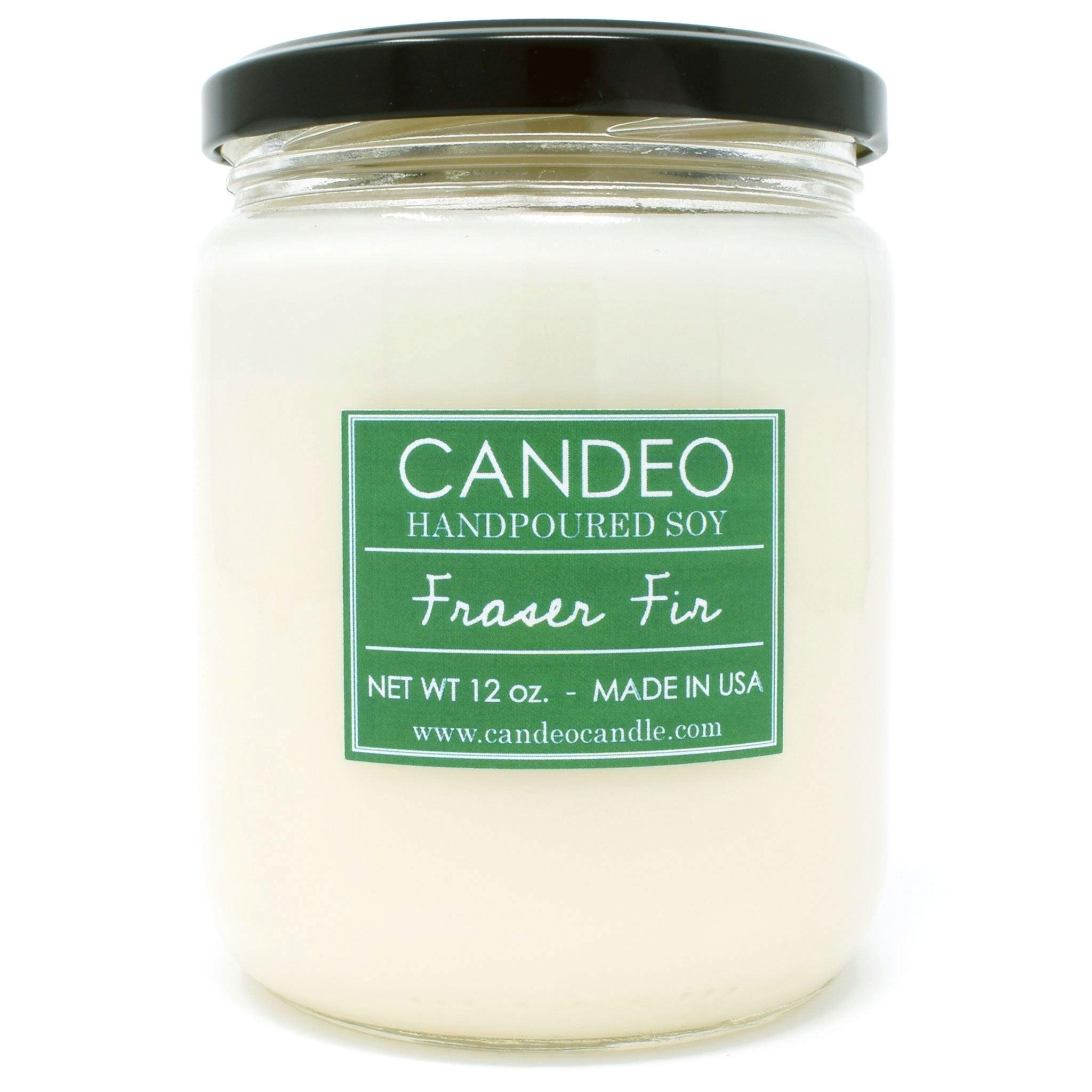 Fraser Fir, 14oz Soy Candle Jar - Candeo Candle