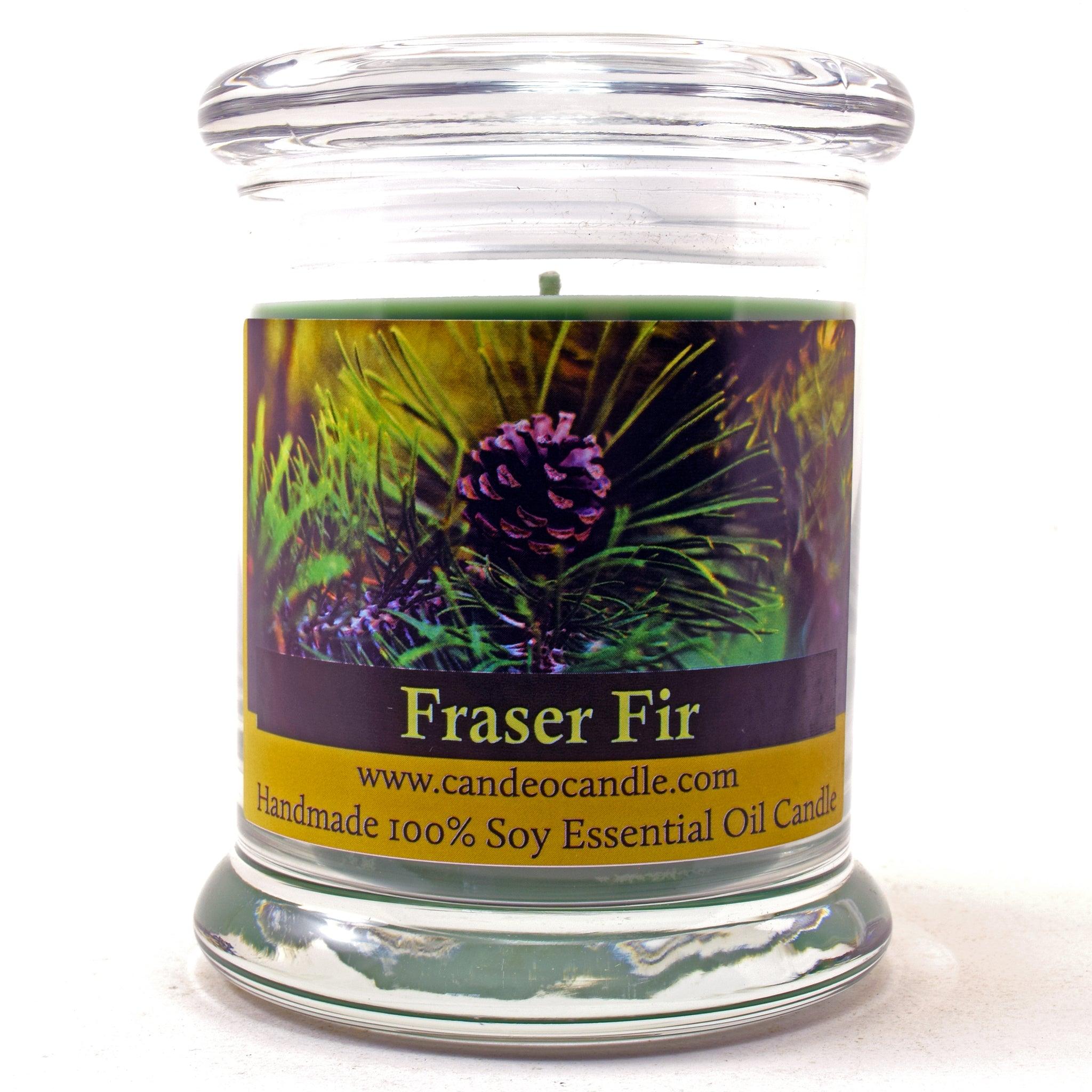 Fraser Fir, 9oz Soy Candle Jar - Candeo Candle