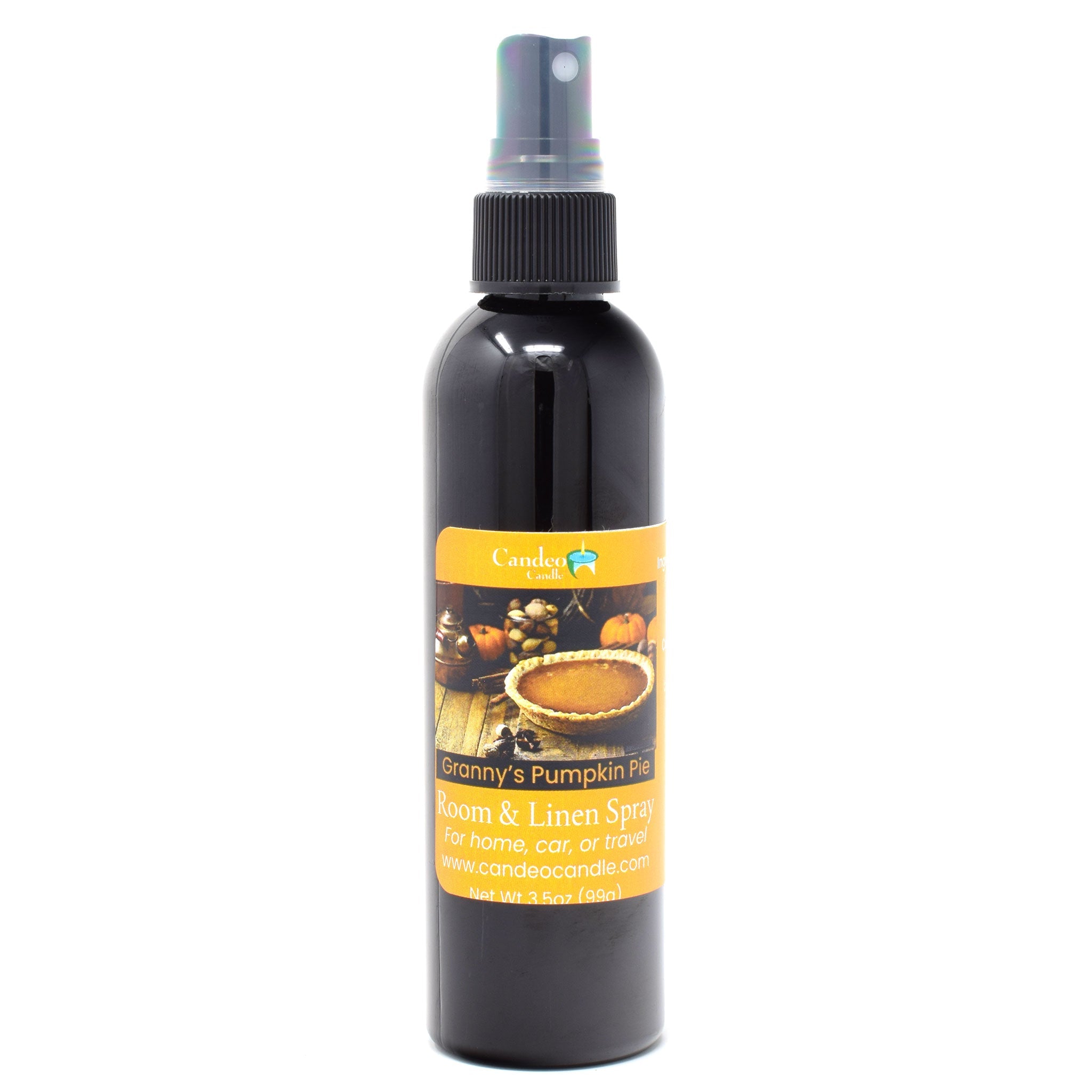 Granny's Pumpkin Pie, 3.5 oz Room Spray - Candeo Candle