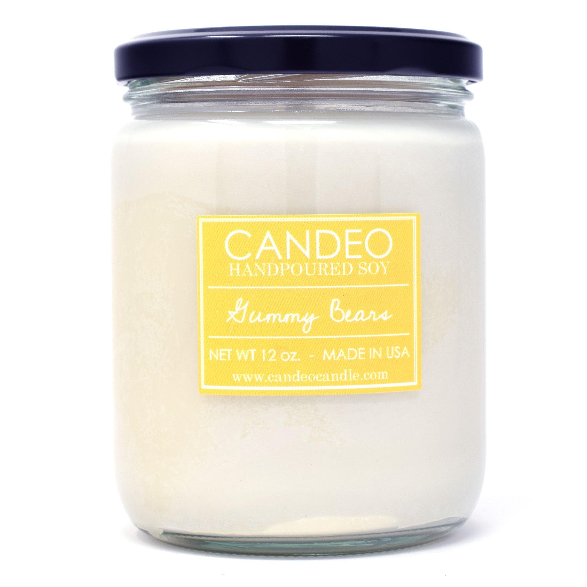 Gummy Bears, 14oz Soy Candle Jar - Candeo Candle