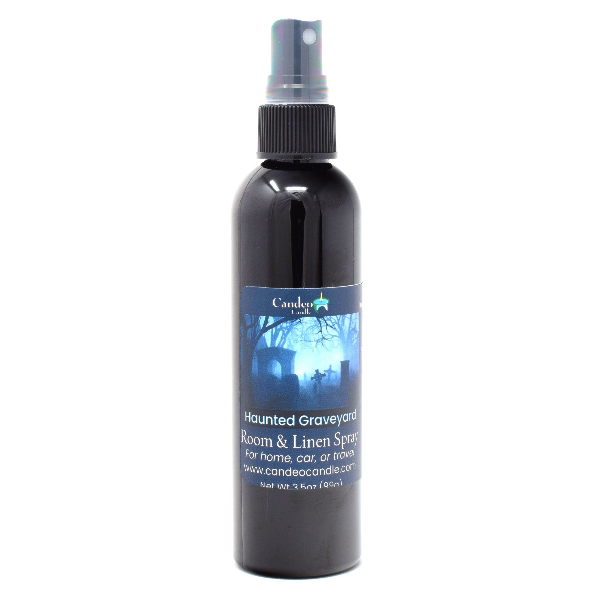 Haunted Graveyard, 3.5 oz Room Spray - Candeo Candle