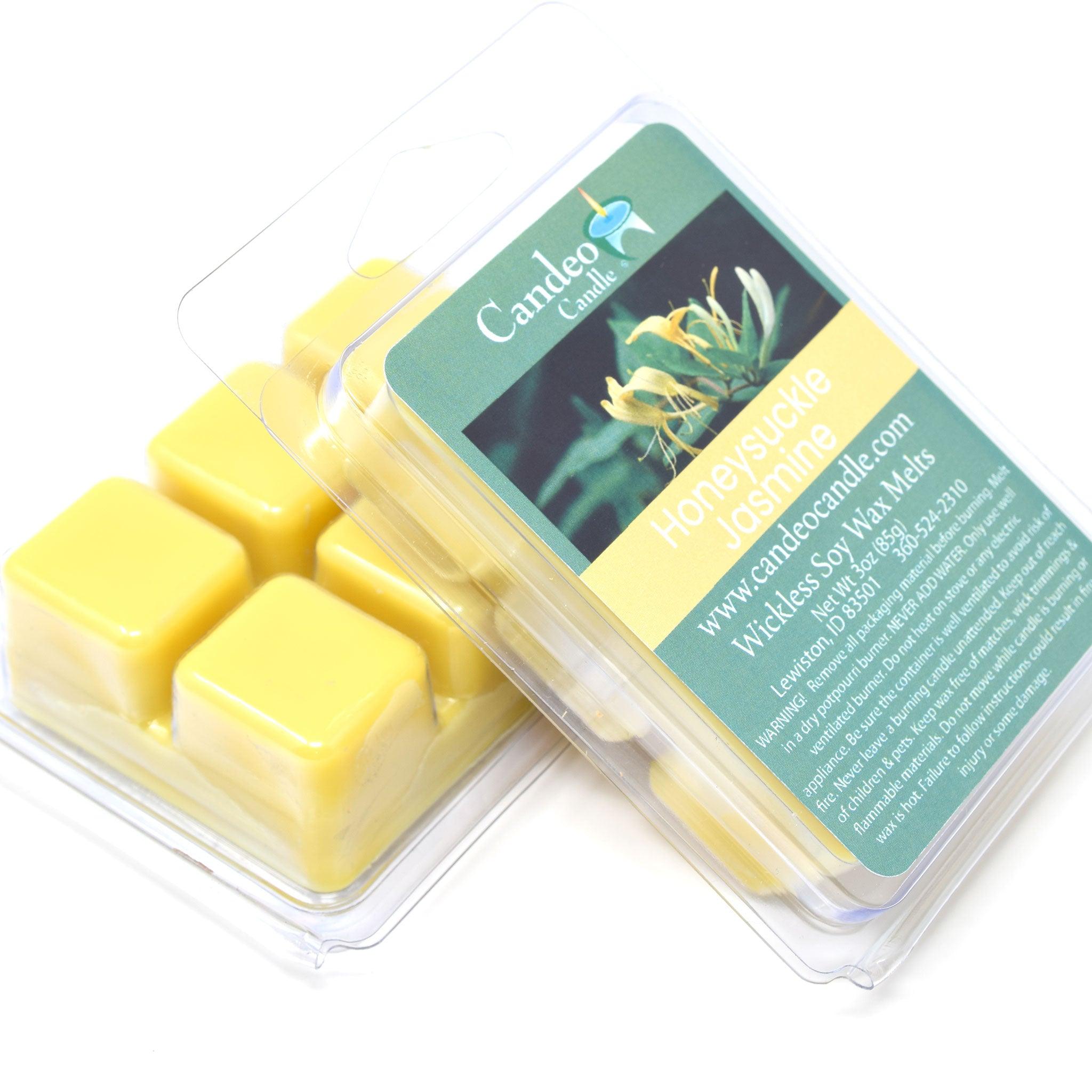 Honeysuckle Jasmine, Soy Melt Cubes, 2-Pack - Candeo Candle