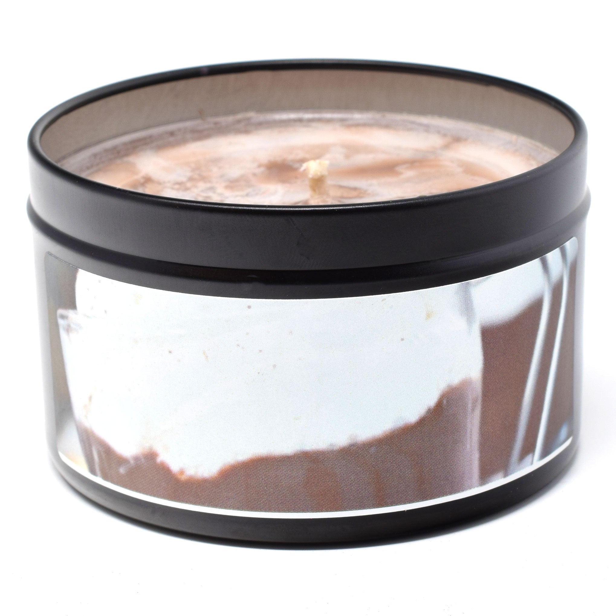Hot Cocoa, 6oz Soy Candle Tin - Candeo Candle