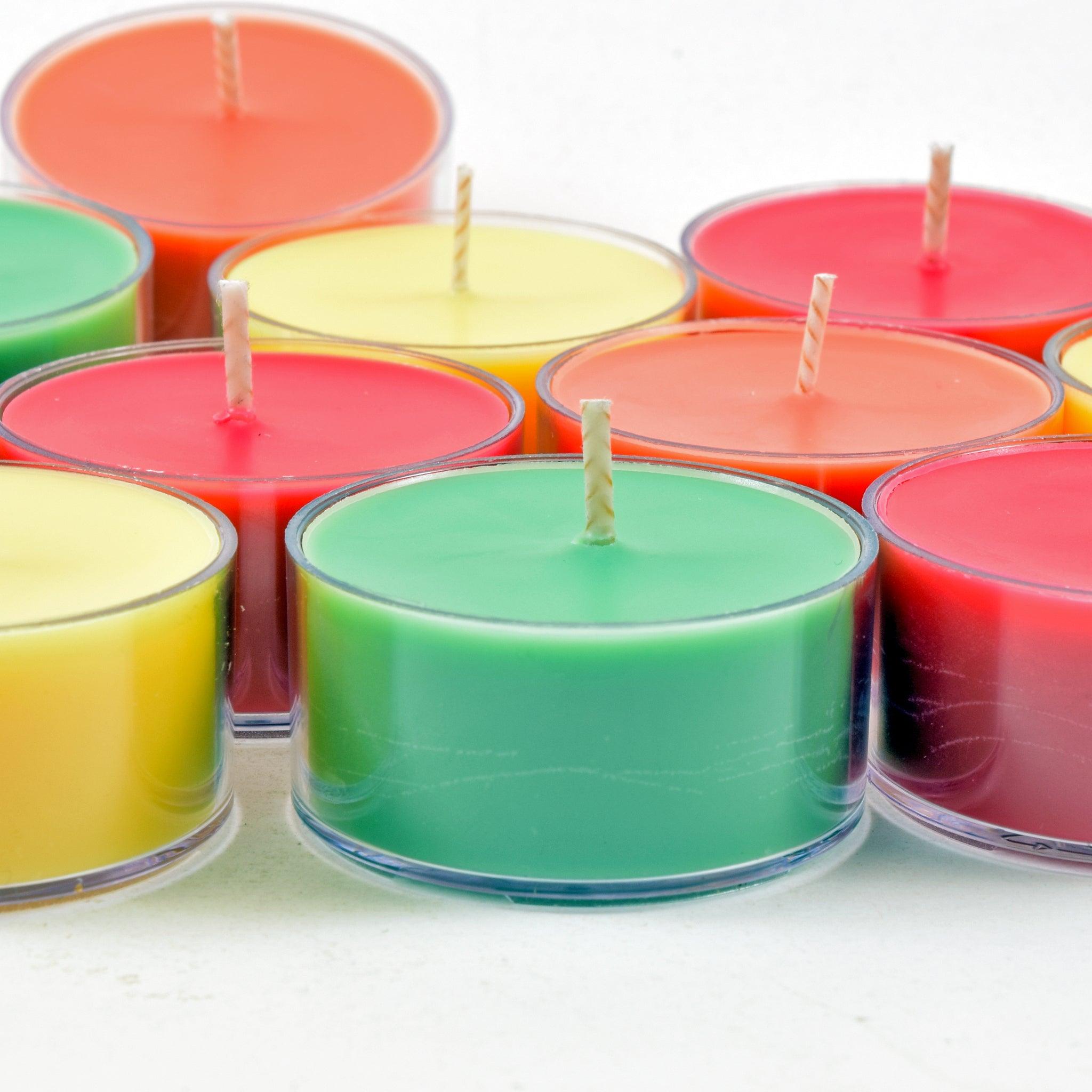 Jelly Beans, Soy Tea Light 12-Pack - Candeo Candle
