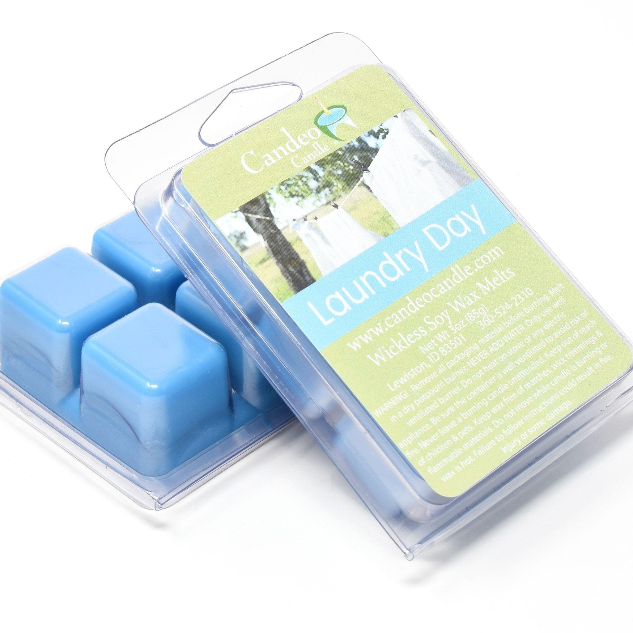 Laundry Day, Soy Melt Cubes, 2-Pack - Candeo Candle