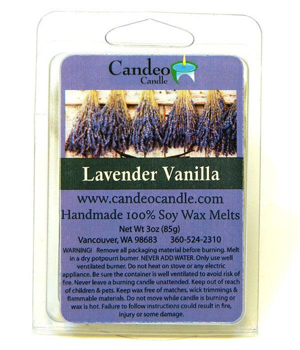 Lavender Vanilla, Soy Melt Cubes, 2-Pack - Candeo Candle