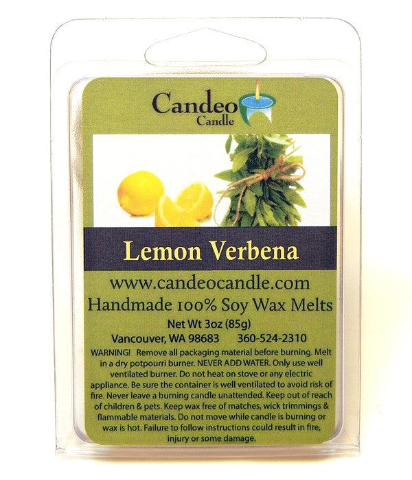 Lemon Verbena, Soy Melt Cubes, 2-Pack - Candeo Candle