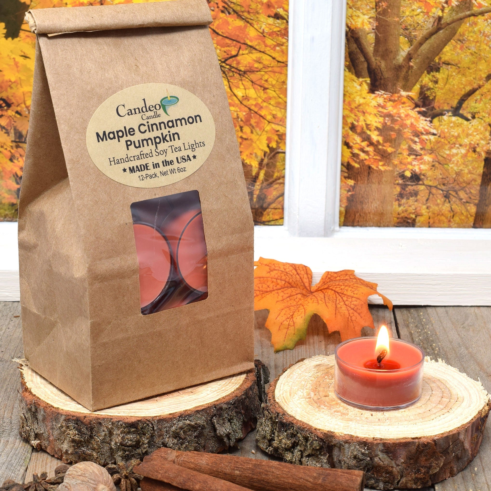 Northwest Woods Cozy Wood Wick Candle | Cupcake Candles Fun