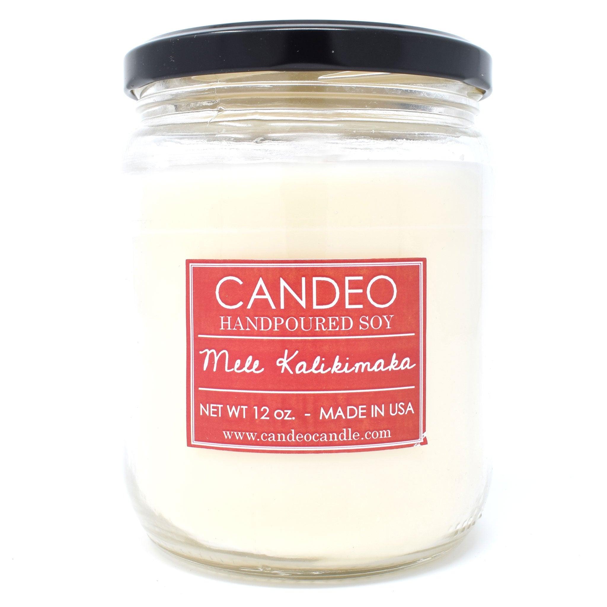 Mele Kalikimaka, 14oz Soy Candle Jar - Candeo Candle