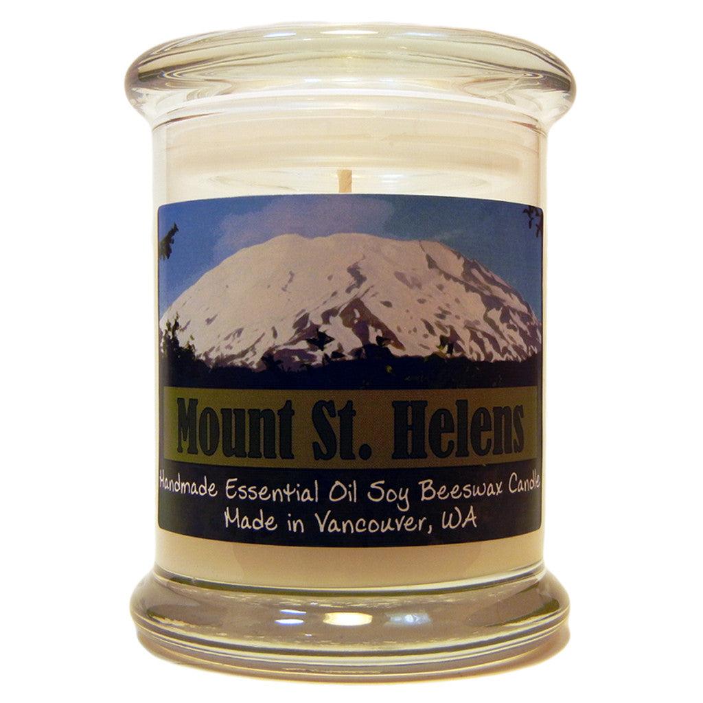 Mount St. Helens, Essential Oil Blend, 9oz Soy Candle Jar - Candeo Candle
