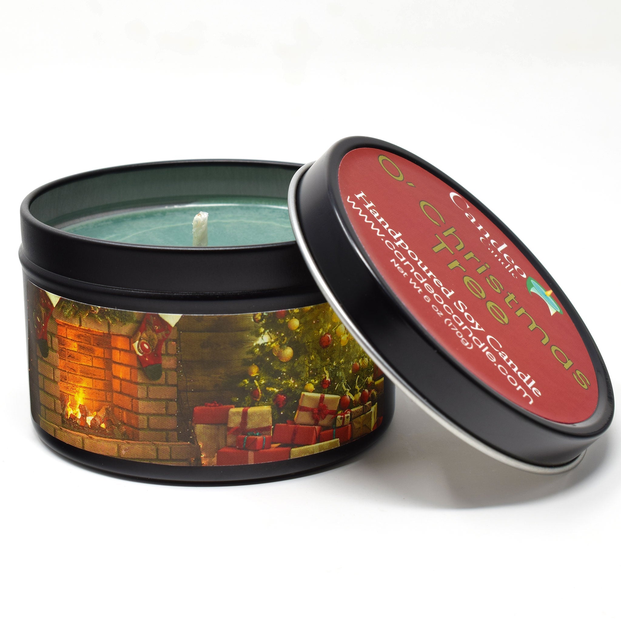 O' Christmas Tree, 6oz Soy Candle Tin - Candeo Candle
