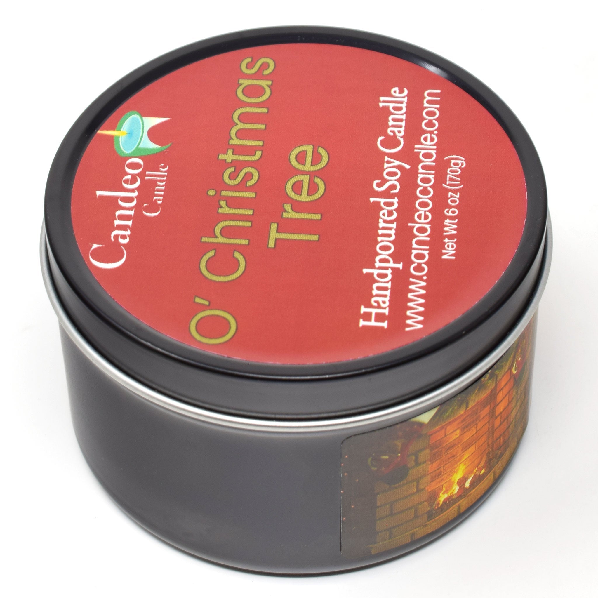 O' Christmas Tree, 6oz Soy Candle Tin - Candeo Candle