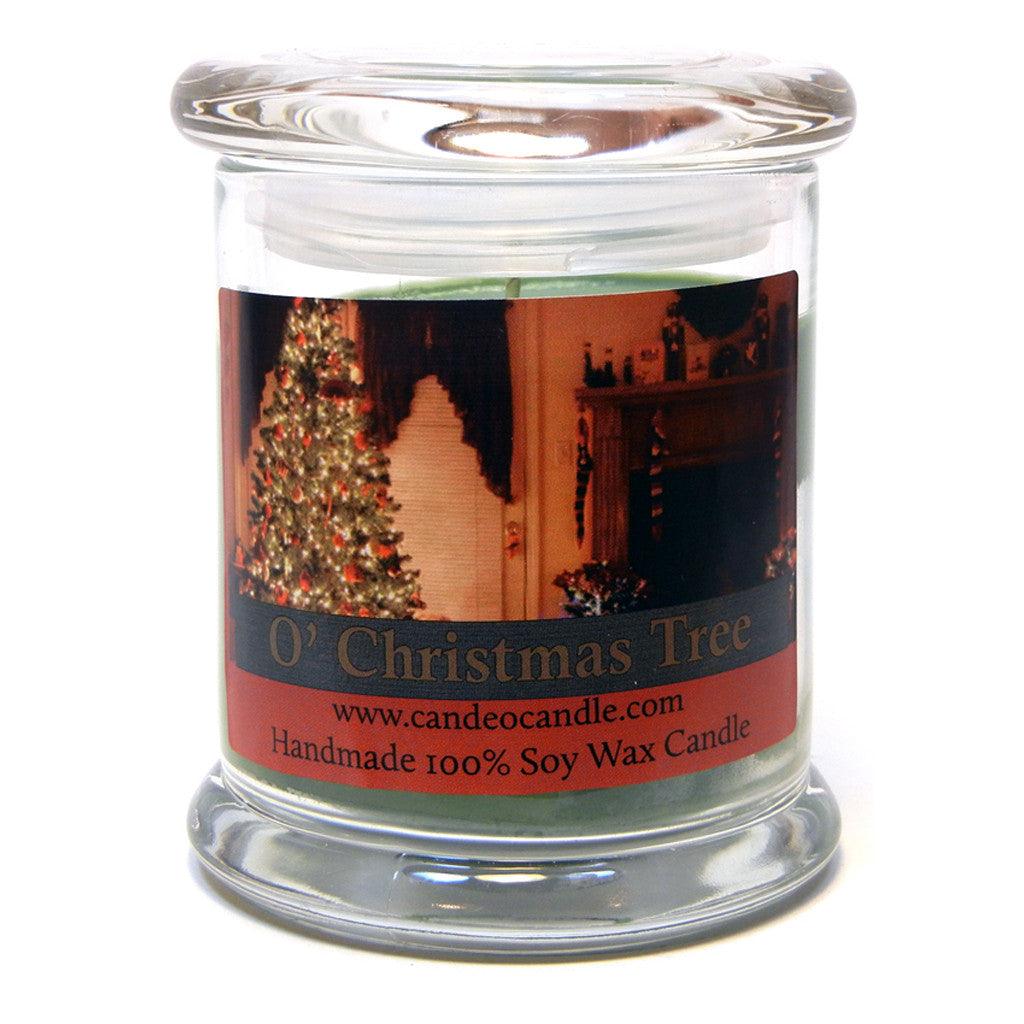 O' Christmas Tree, 9oz Soy Candle Jar - Candeo Candle