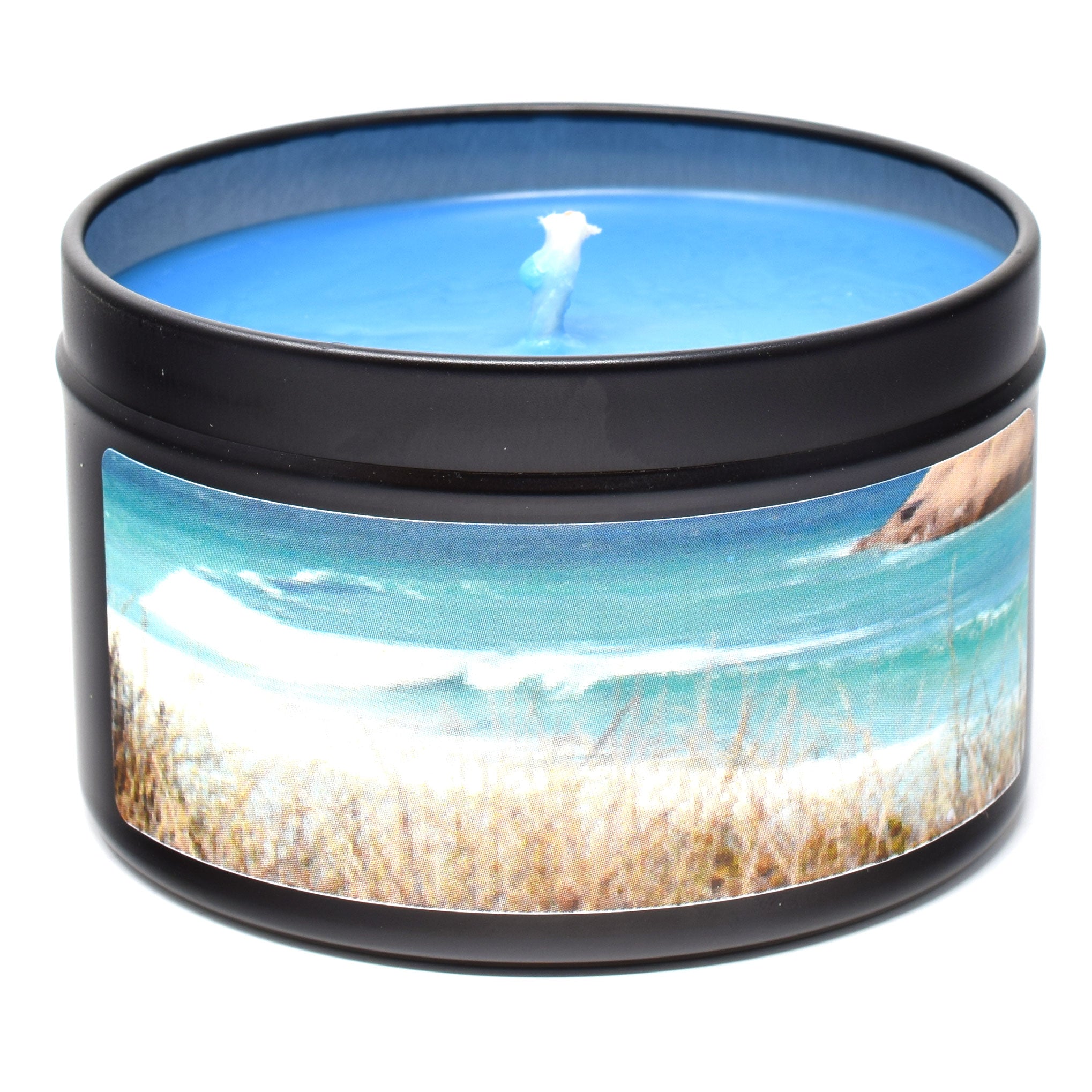 Ocean Breeze, 6oz Soy Candle Tin - Candeo Candle