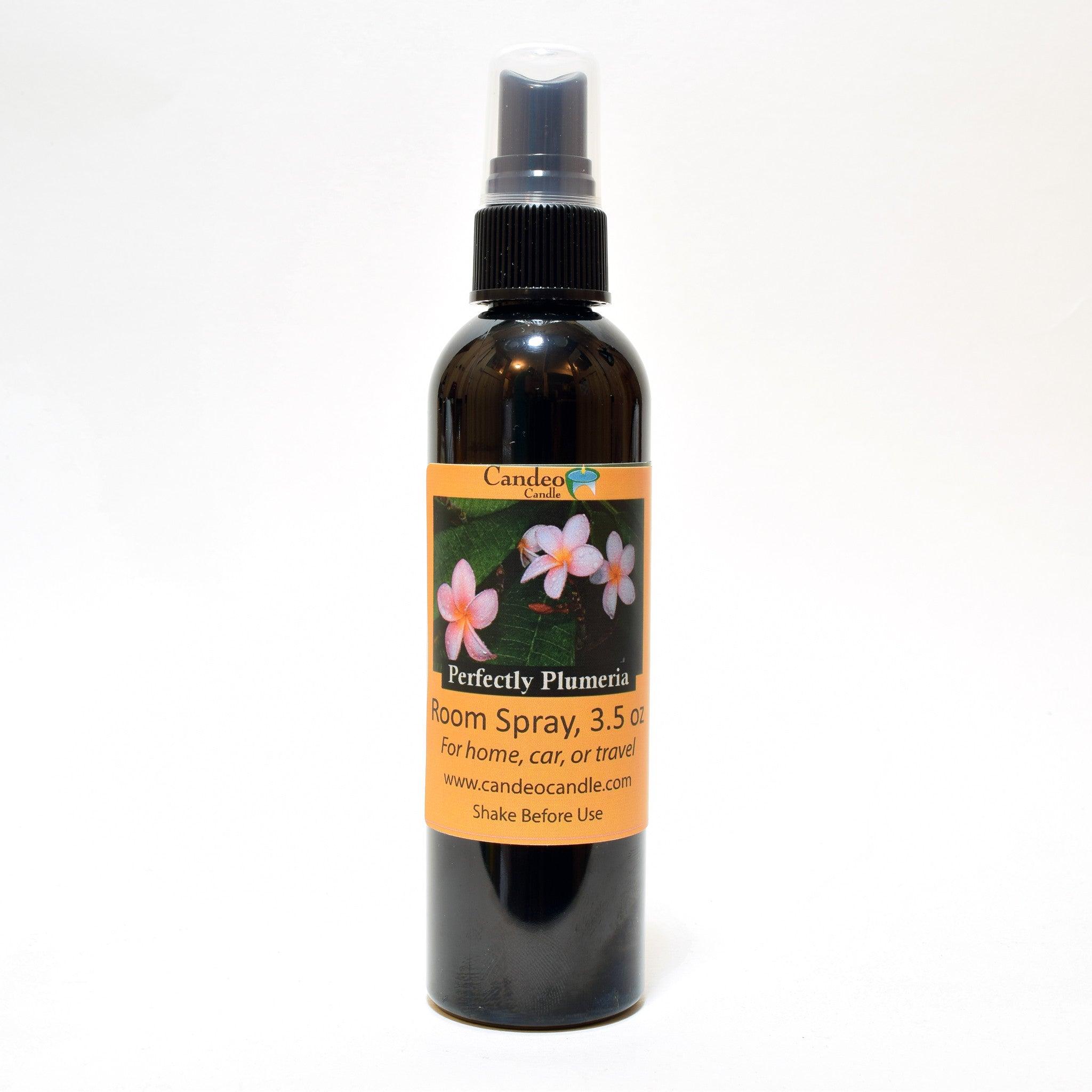 Perfectly Plumeria, 3.5 oz Room Spray - Candeo Candle