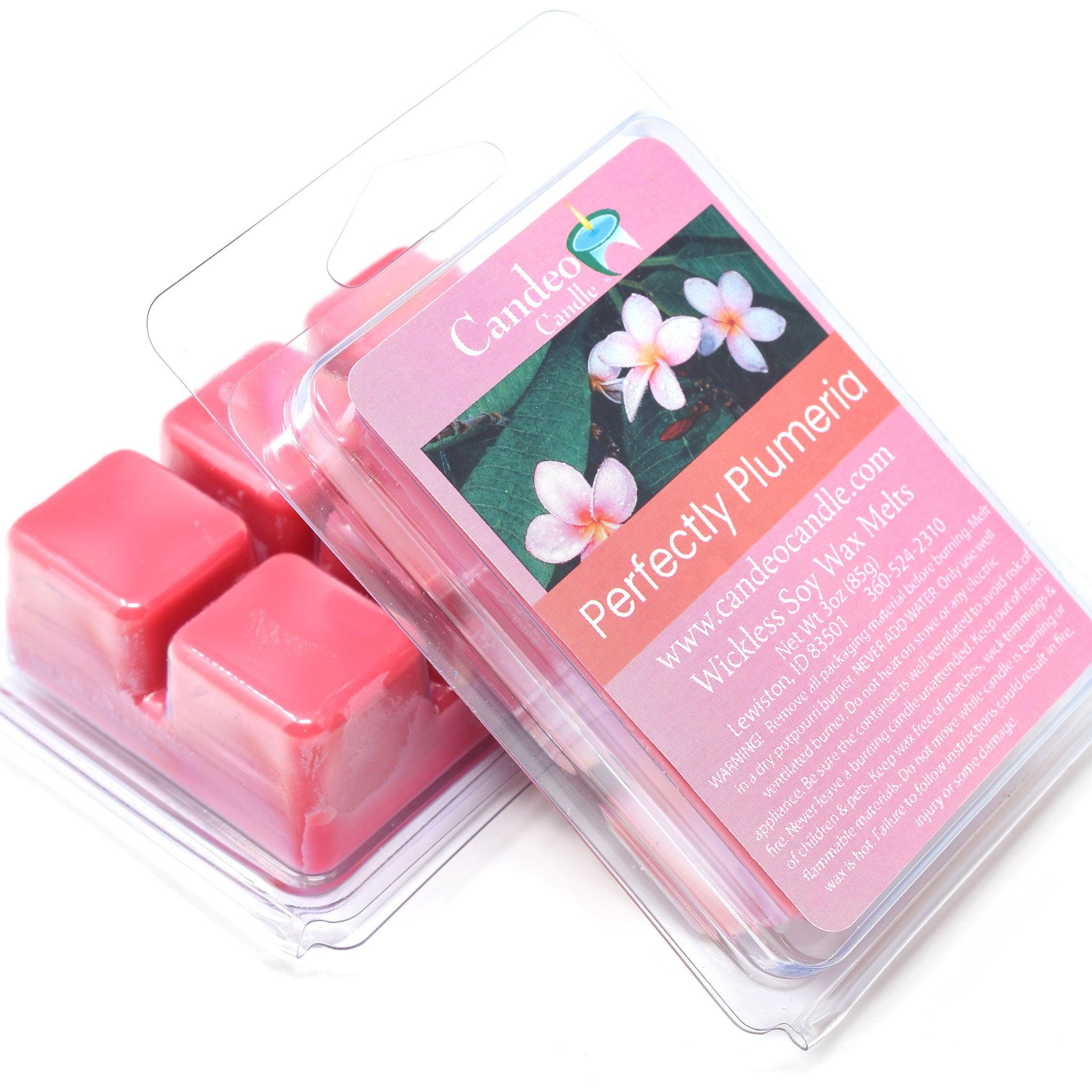 Perfectly Plumeria, Soy Melt Cubes, 2-Pack - Candeo Candle