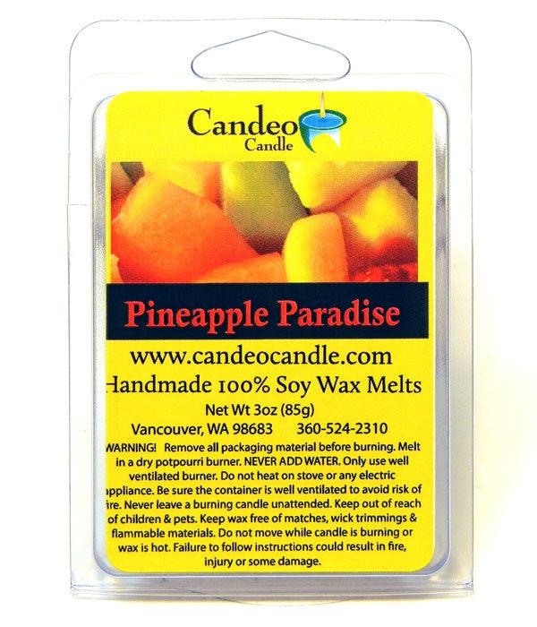 Pineapple Paradise, Soy Melt Cubes, 2-Pack - Candeo Candle