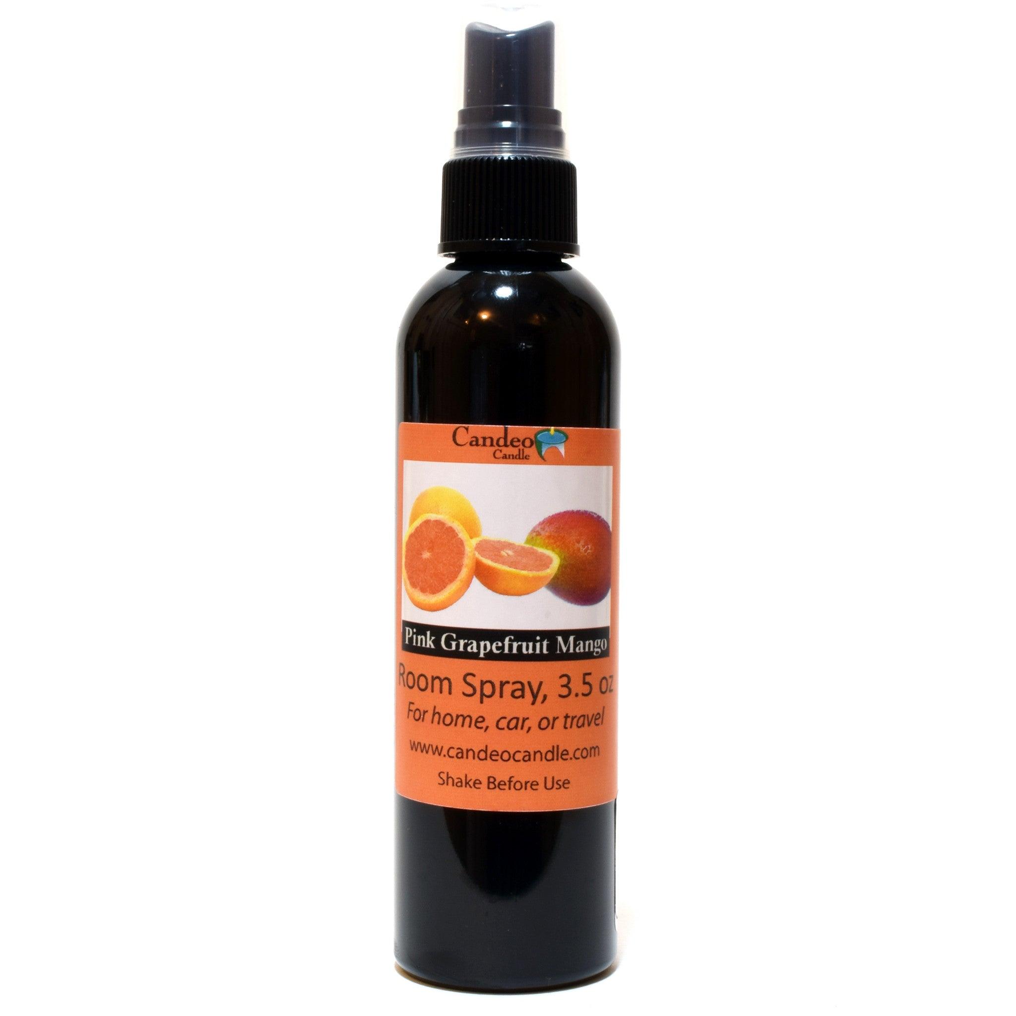 Pink Grapefruit Mango, 3.5 oz Room Spray - Candeo Candle