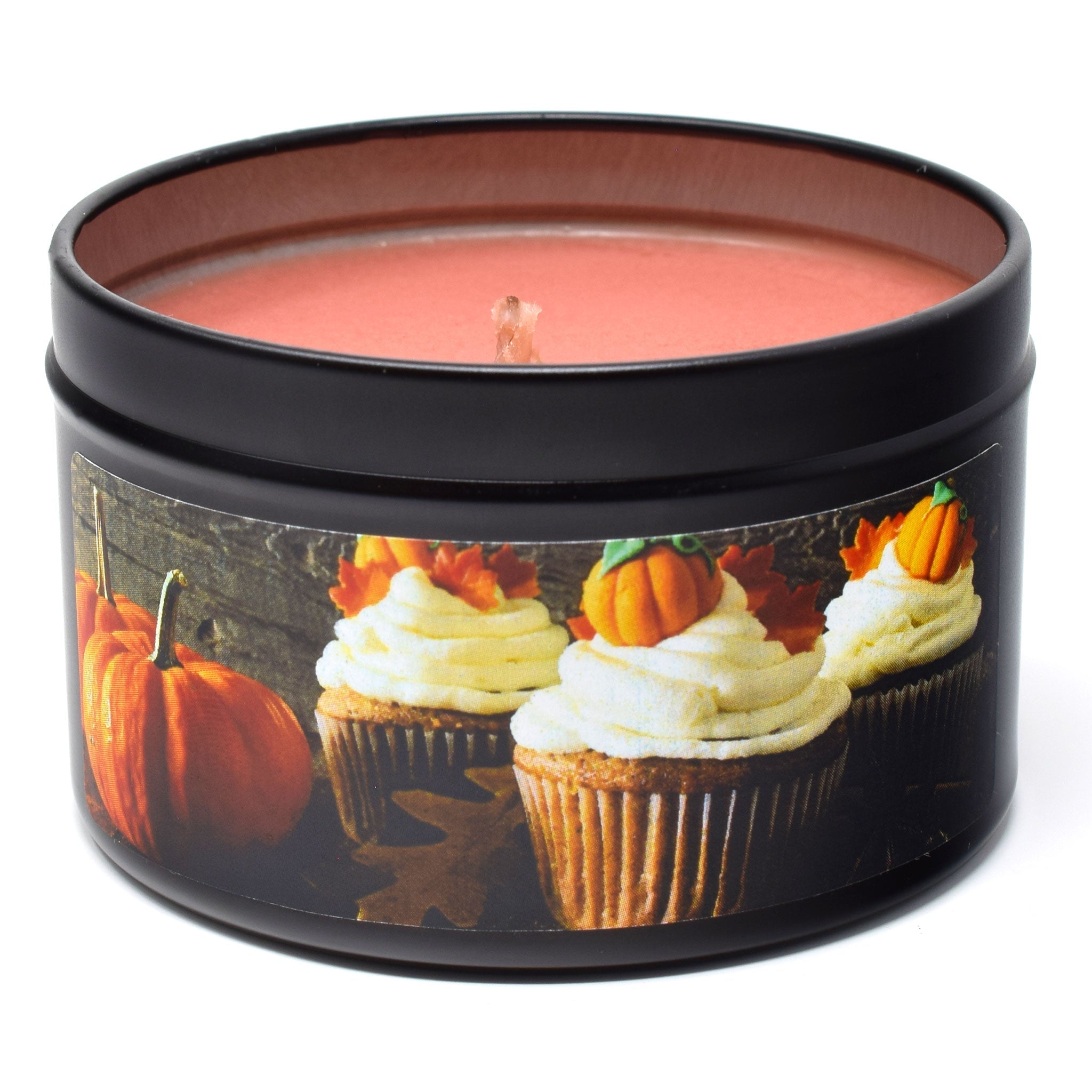 Pumpkin Buttercream, 6oz Soy Candle Tin - Candeo Candle