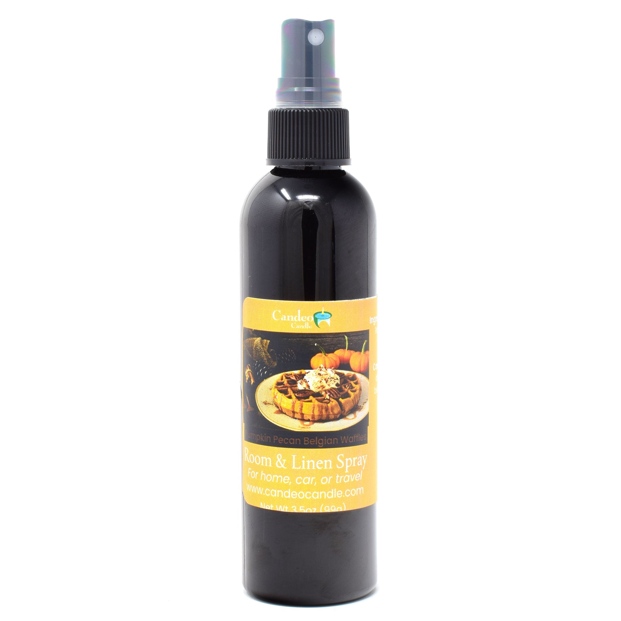 Pumpkin Pecan Belgian Waffles, 3.5 oz Room Spray - Candeo Candle