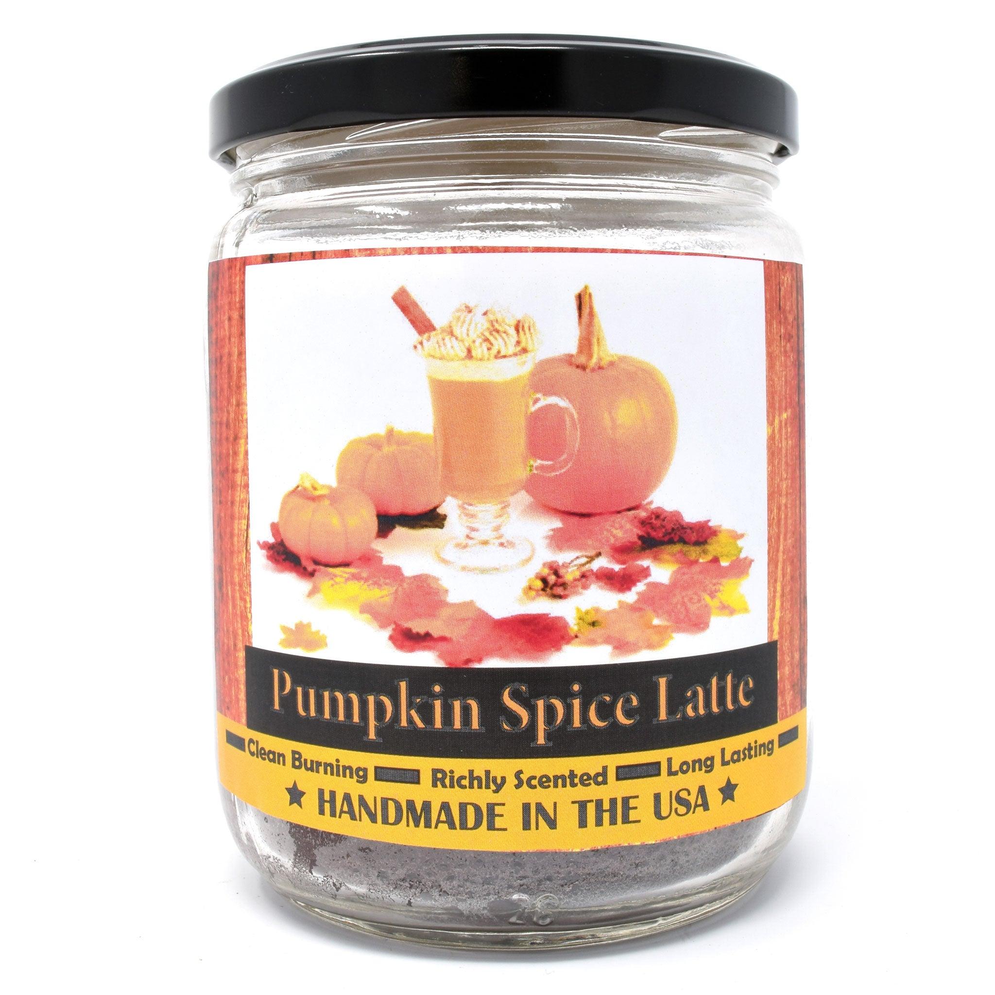 Pumpkin Spice Latte, 14oz Candle Jar - Candeo Candle