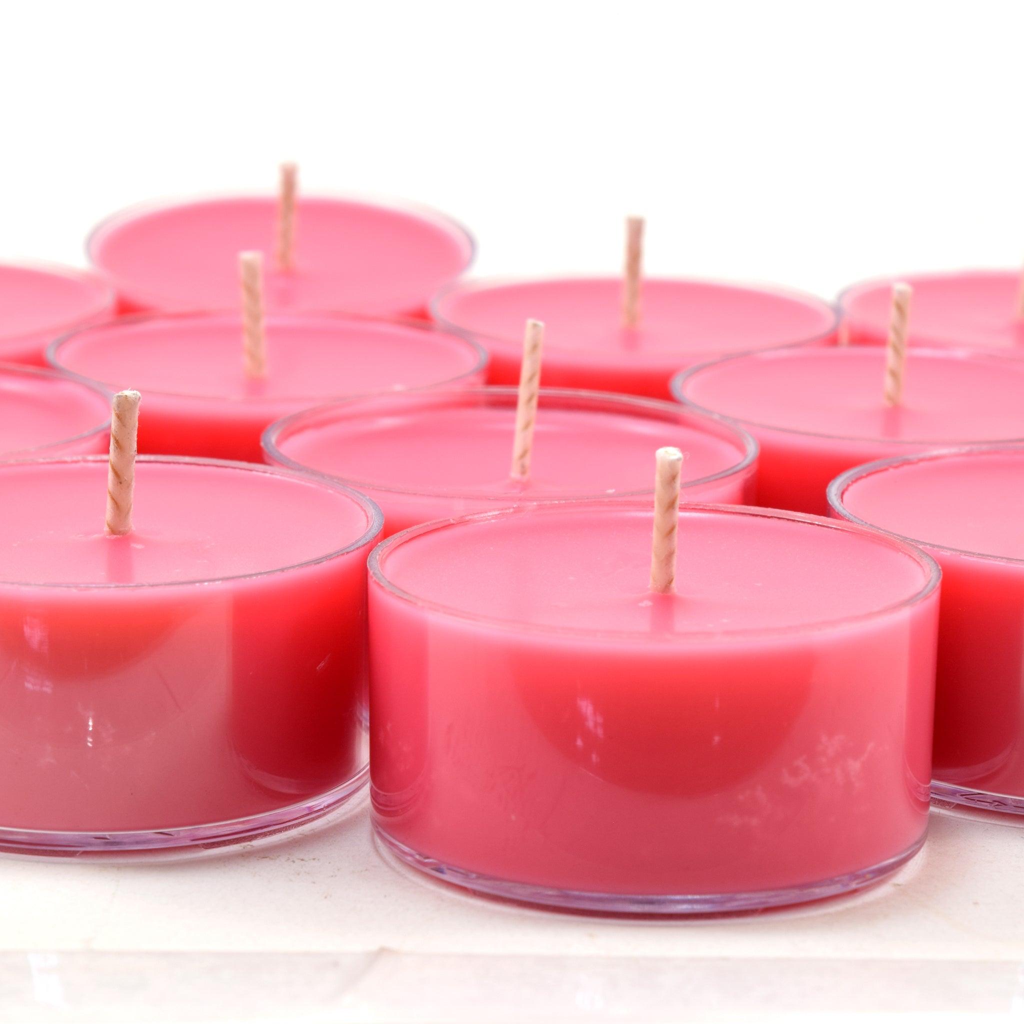 Rose Petals, Soy Tea Light 12-Pack - Candeo Candle