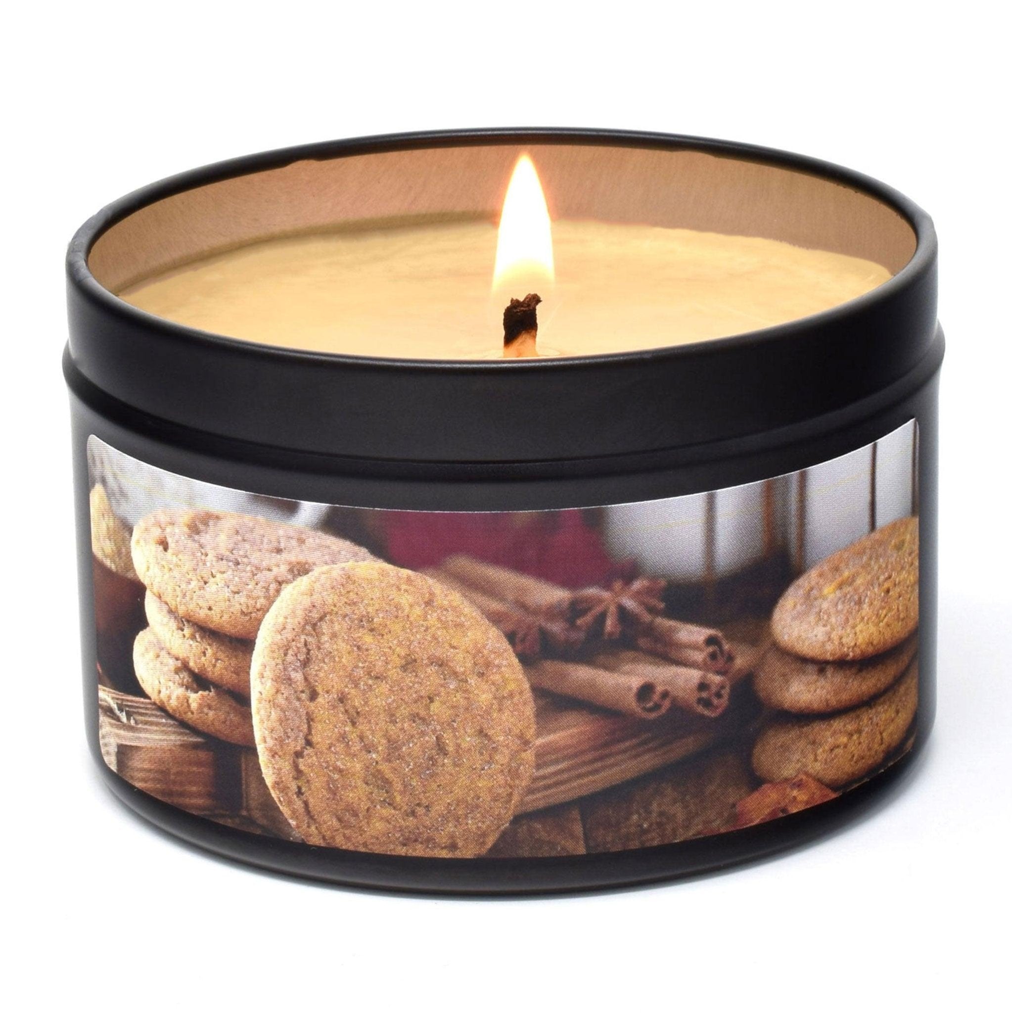 Snickerdoodle Cookies, 6oz Soy Candle Tin - Candeo Candle