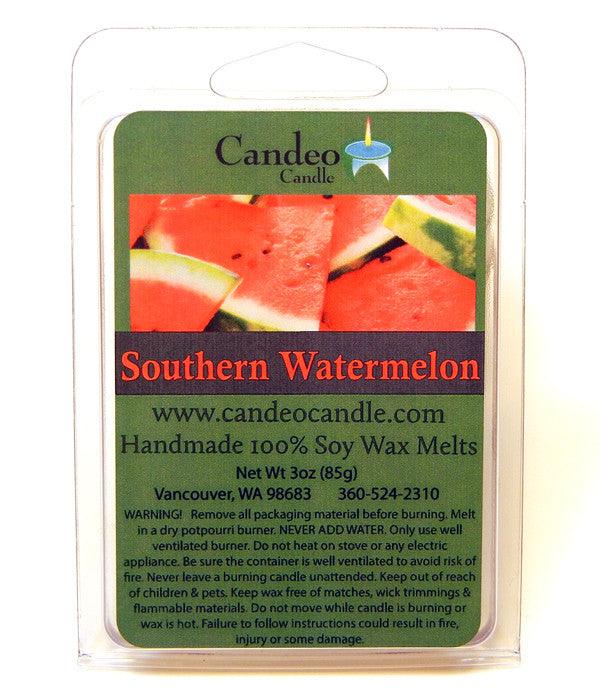 Southern Watermelon, Soy Melt Cubes, 2-Pack - Candeo Candle