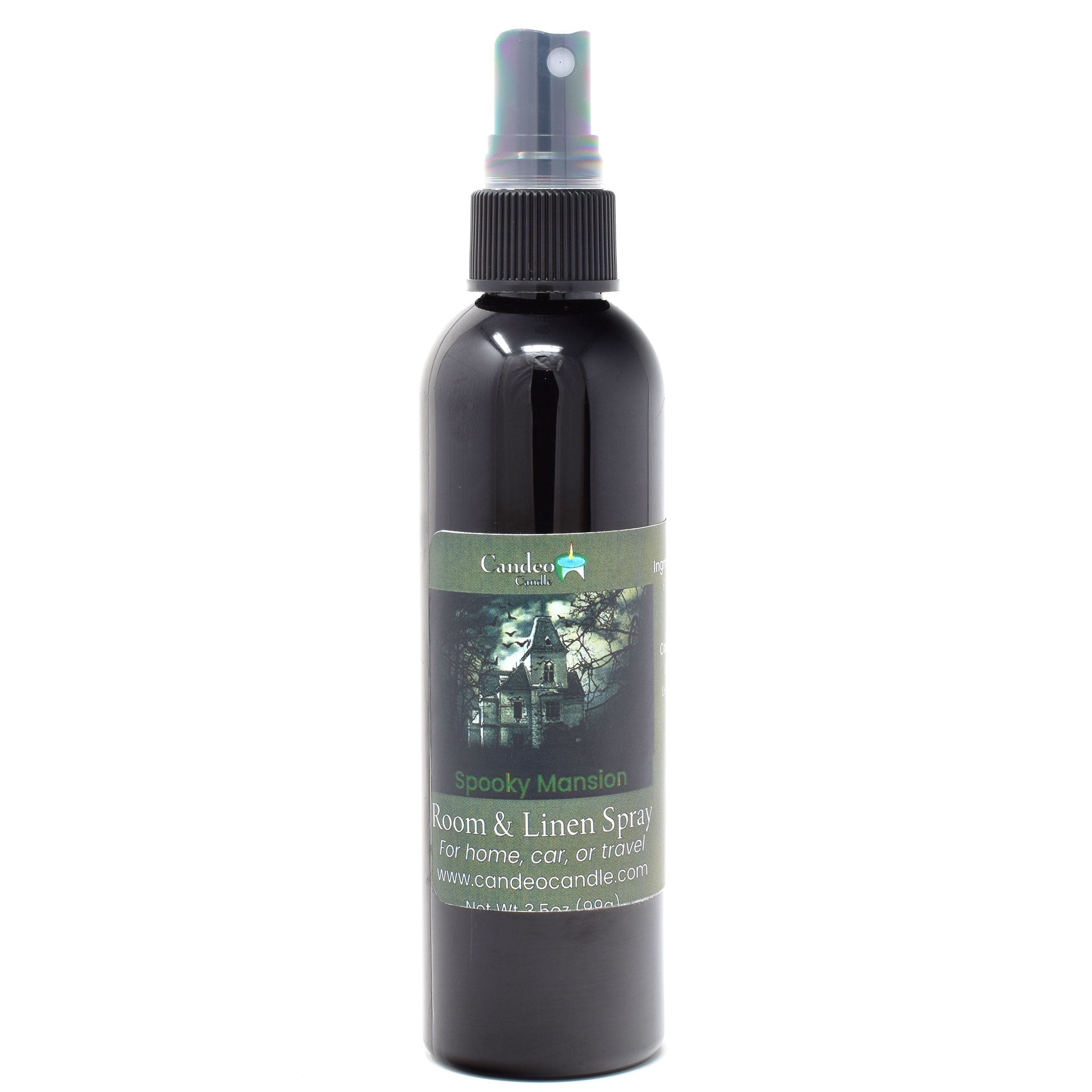 Spooky Mansion, 3.5 oz Room Spray - Candeo Candle
