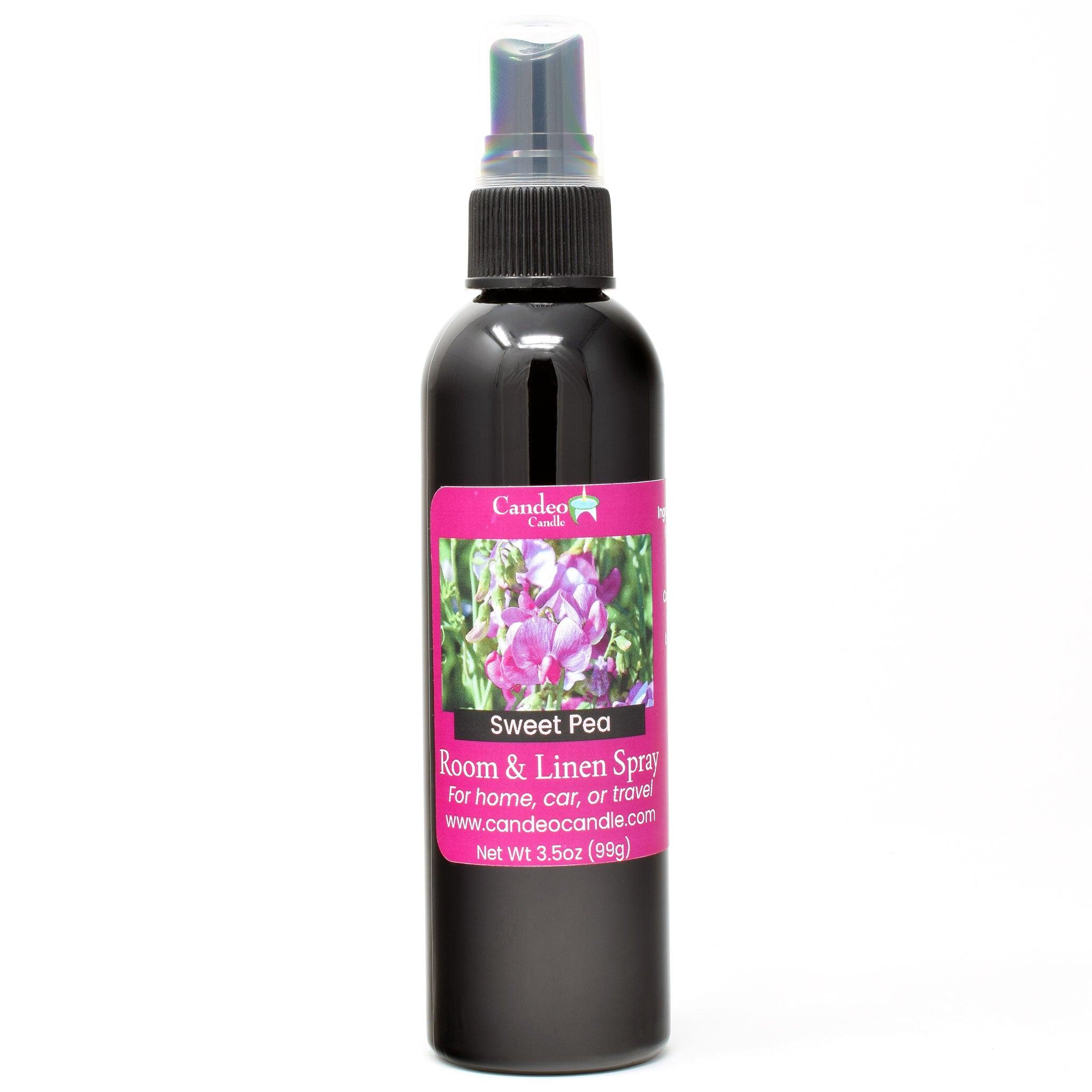 Sweet Pea, 3.5 oz Room Spray - Candeo Candle