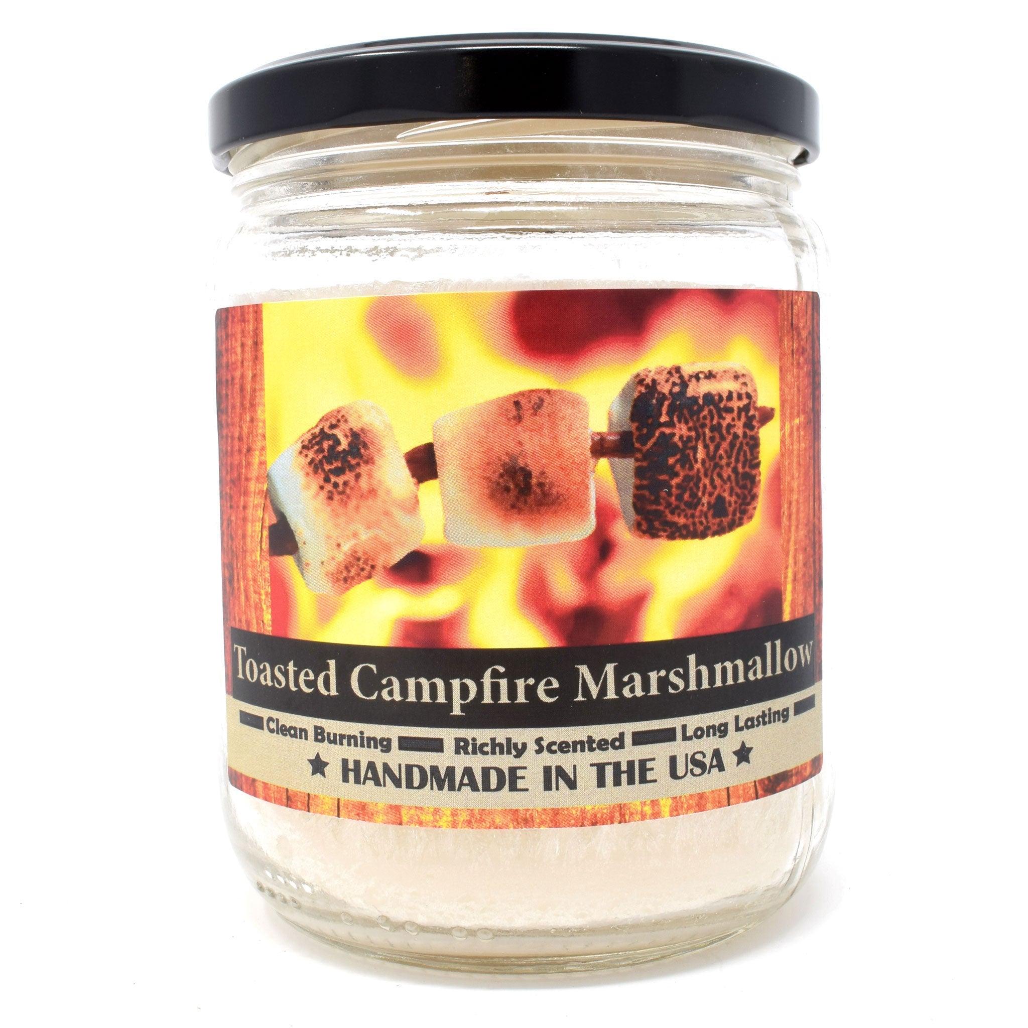 Toasted Marshmallow, 14oz Candle Jar - Candeo Candle
