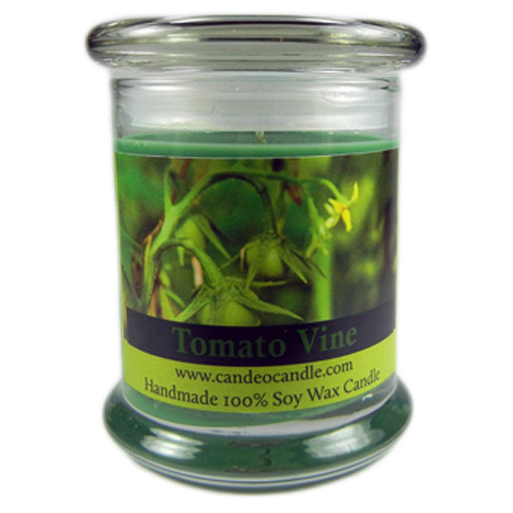 Tomato Vine, 9oz Soy Candle Jar - Candeo Candle